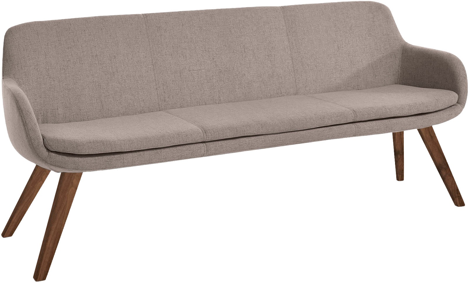 Musterring Essbank »Tavia« Stativgestell Wildnussbaum massiv geölt, Breite 180, 200 oder 220 cm