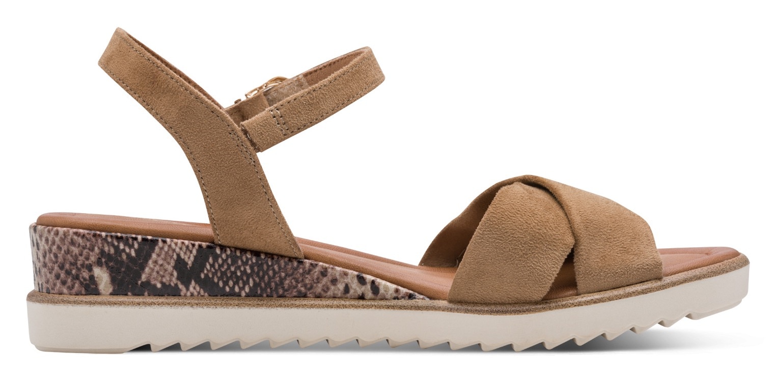 Tamaris Keilsandalette  Riemchensandale, Sommerschuh in veganer Verarbeitung