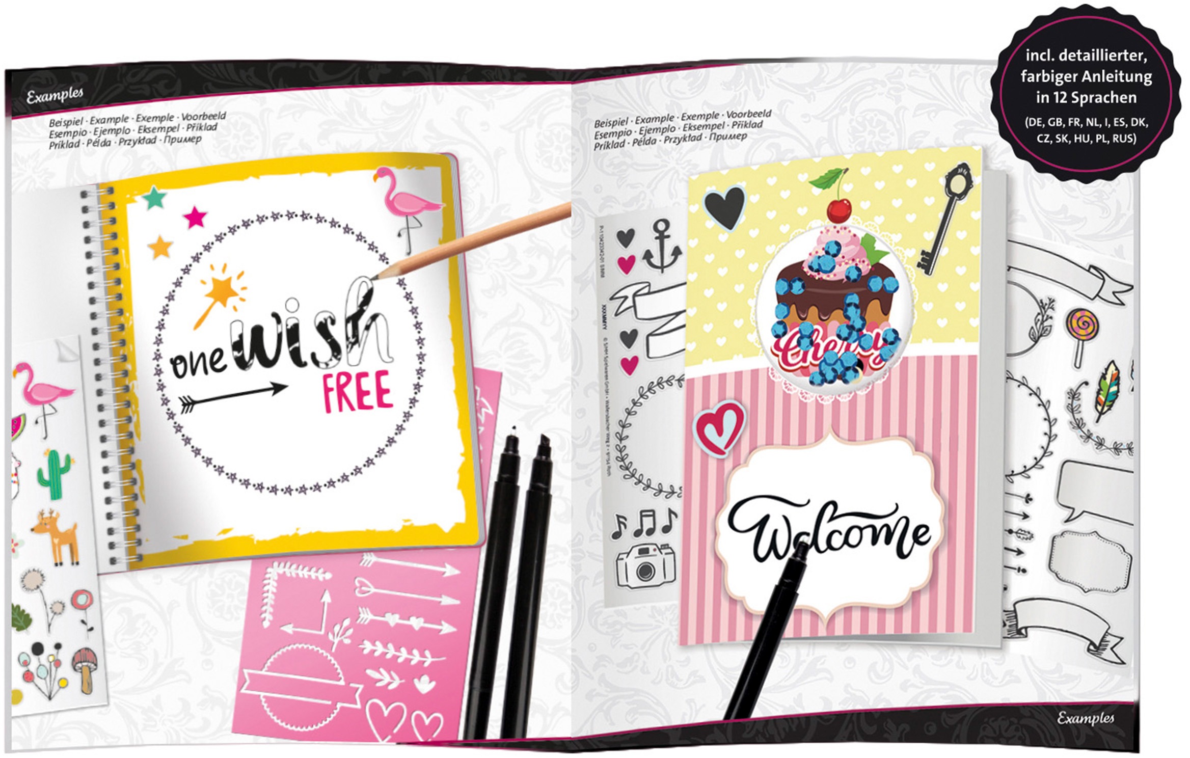 Lena® Kreativset »Handlettering-Set, groß«