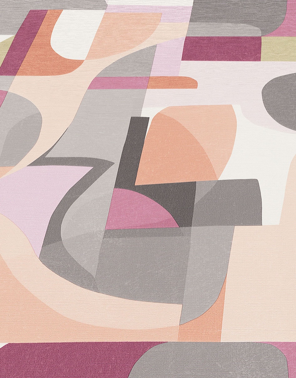 Erismann Vliestapete »Vliestapete FRAGMENT«, abstrakt-Retro-kontrastfarbene Details-colorblocking-mehrfarbig-geometrisch, Phthalate frei