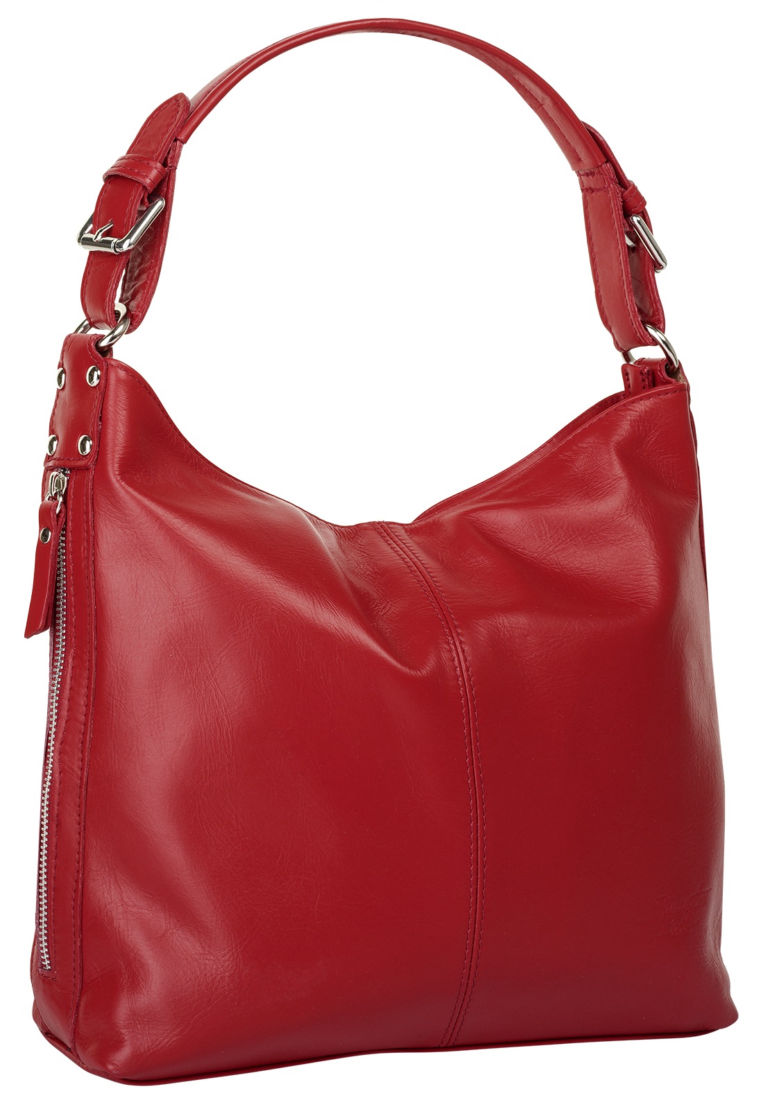 Samantha Look Henkeltasche, echt Leder, Made in Italy