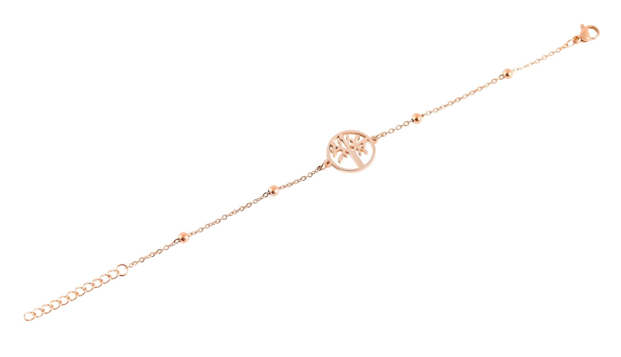 Adelia´s Armband »Damen Armband ¿ Lebensbaum aus Edelstahl 17+3 cm«