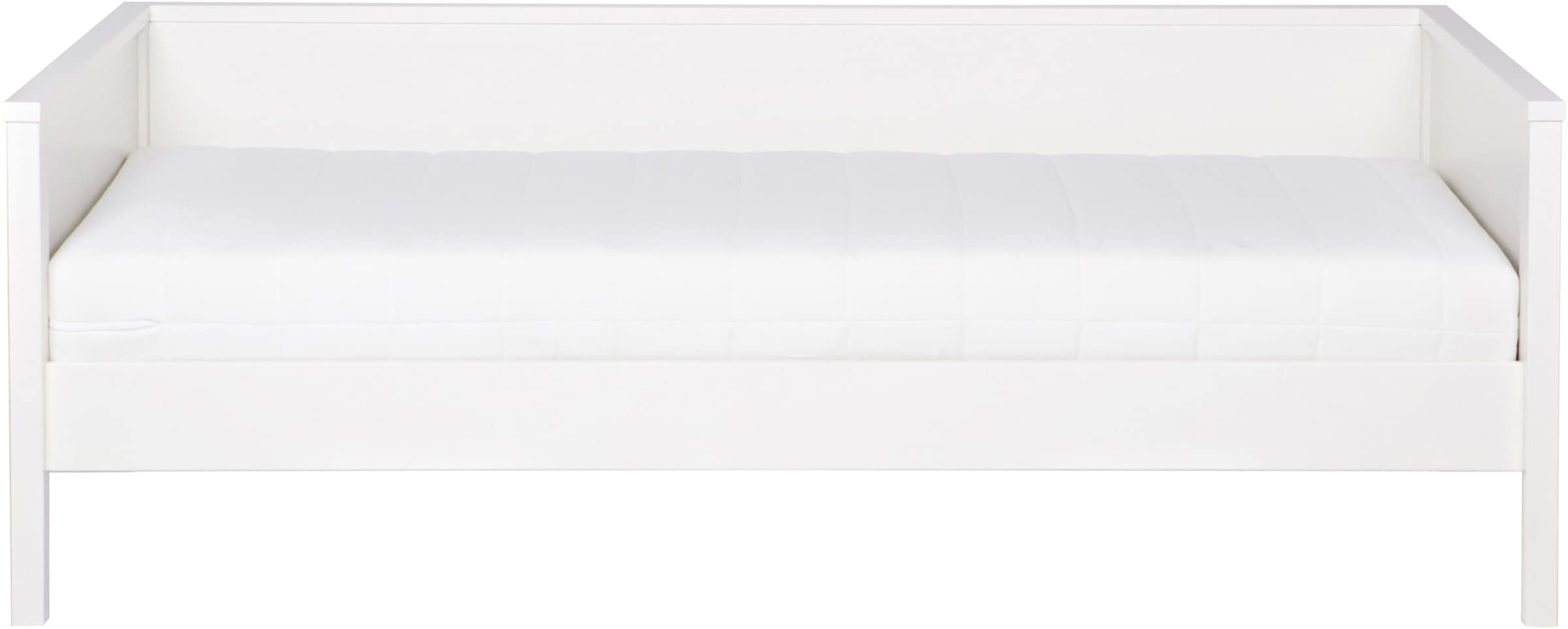 WOOOD Bettgestell »Nikki FSC®-Kiefernholz gebürstet, H 73 x B 208 x D 100 cm« Matratzenmaß 90x200 cm, Schublade optional, mit akzentuierter Maserung