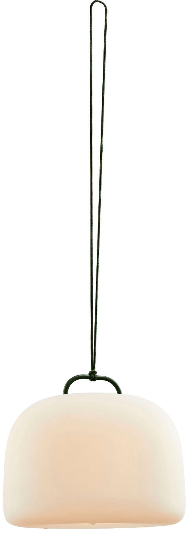 Nordlux LED Außen-Tischleuchte »Kettle To-Go 36« LED-Modul 1 Stk. Warmweiß in grün, Größe Ø 36 cm Höhe: 30,8 cm