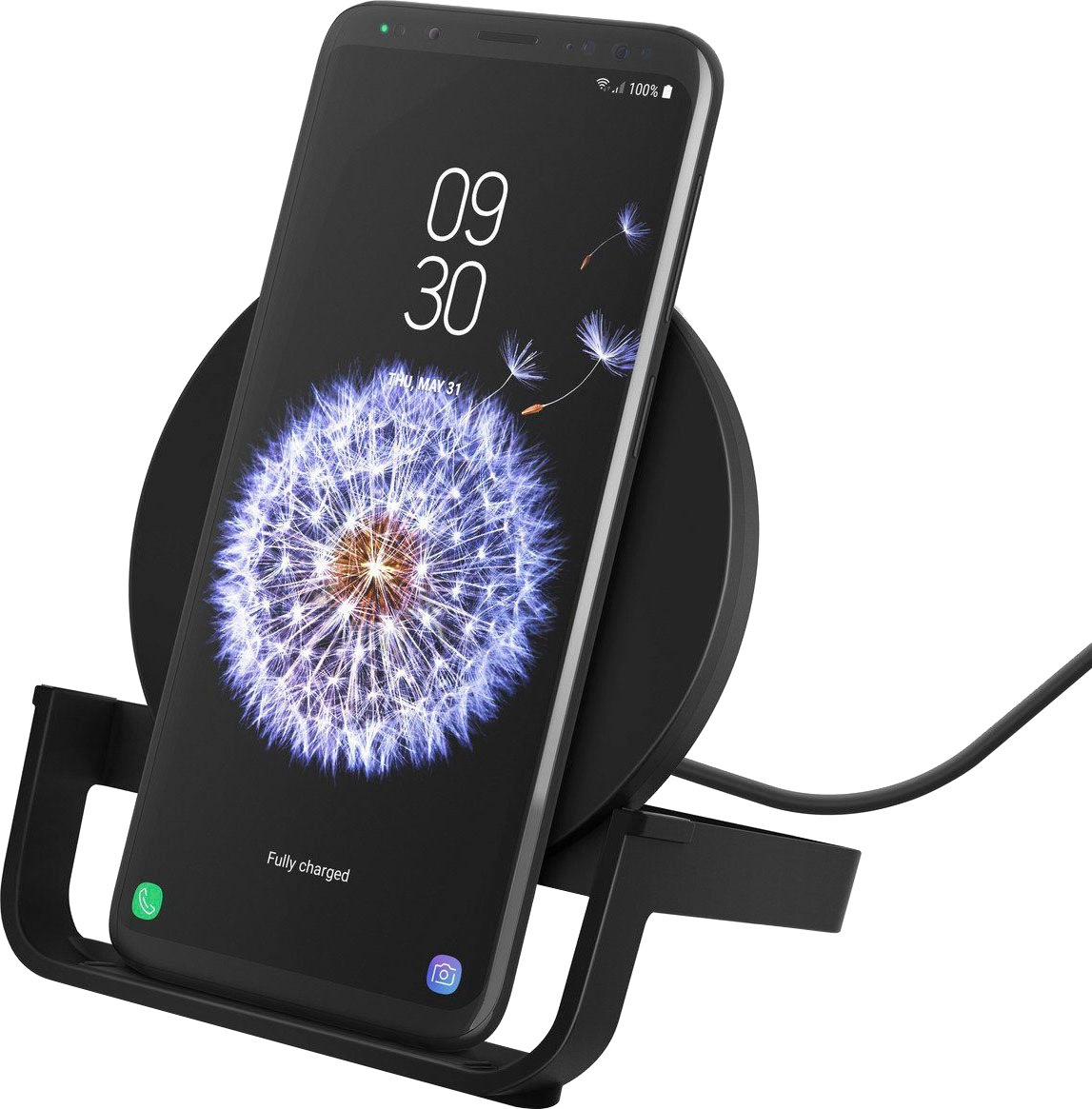 Belkin Induktions-Ladegerät »Wireless Charging Stand mit Micro-USB Kabel & NT«, Intelligente Schaltungen erkennen angeschlossene Geräte