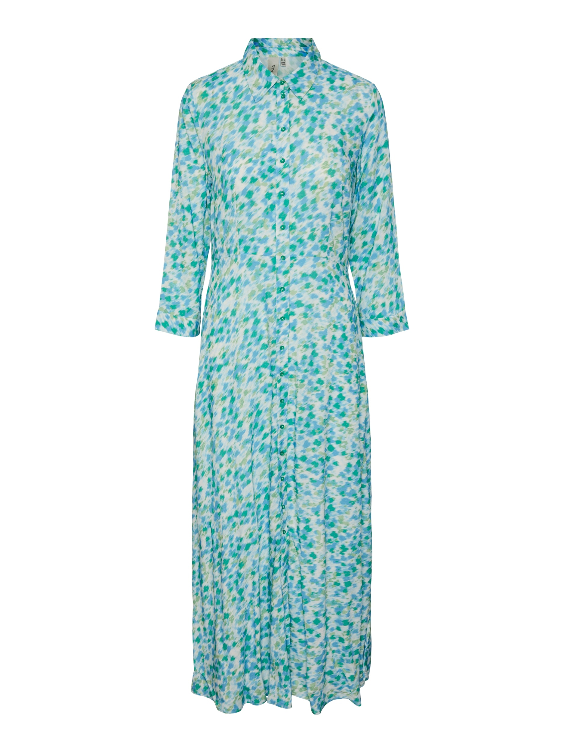 Y.A.S Hemdblusenkleid »YASSAVANNA LONG SHIRT DRESS«, mit 3/4 Ärmel