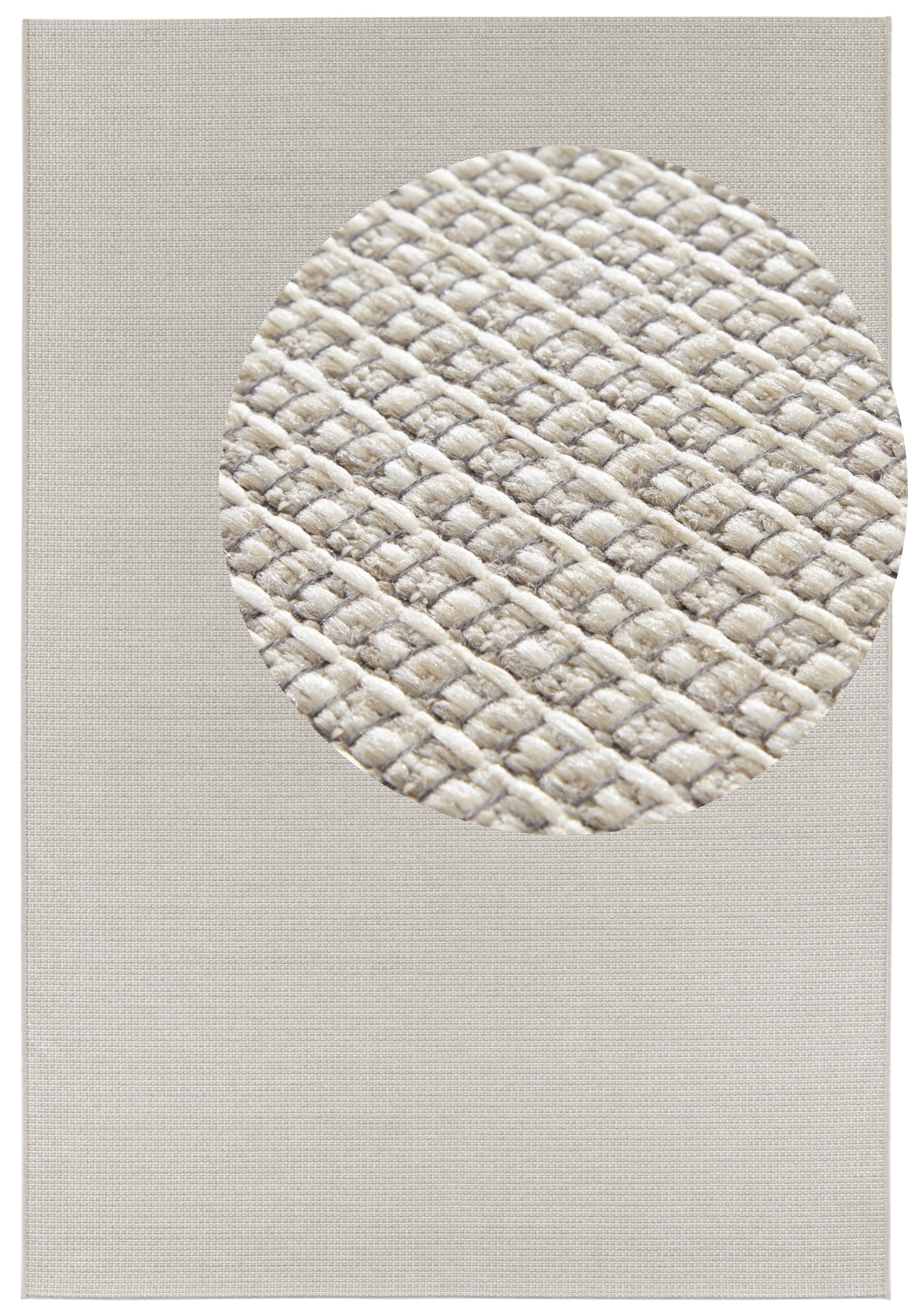 ELLE DECORATION Teppich »Millau«, rechteckig, 4 mm Höhe, Flachgewebe, In-& Outdoor, Modern, Terrasse, Balkon, Wohnzimmer