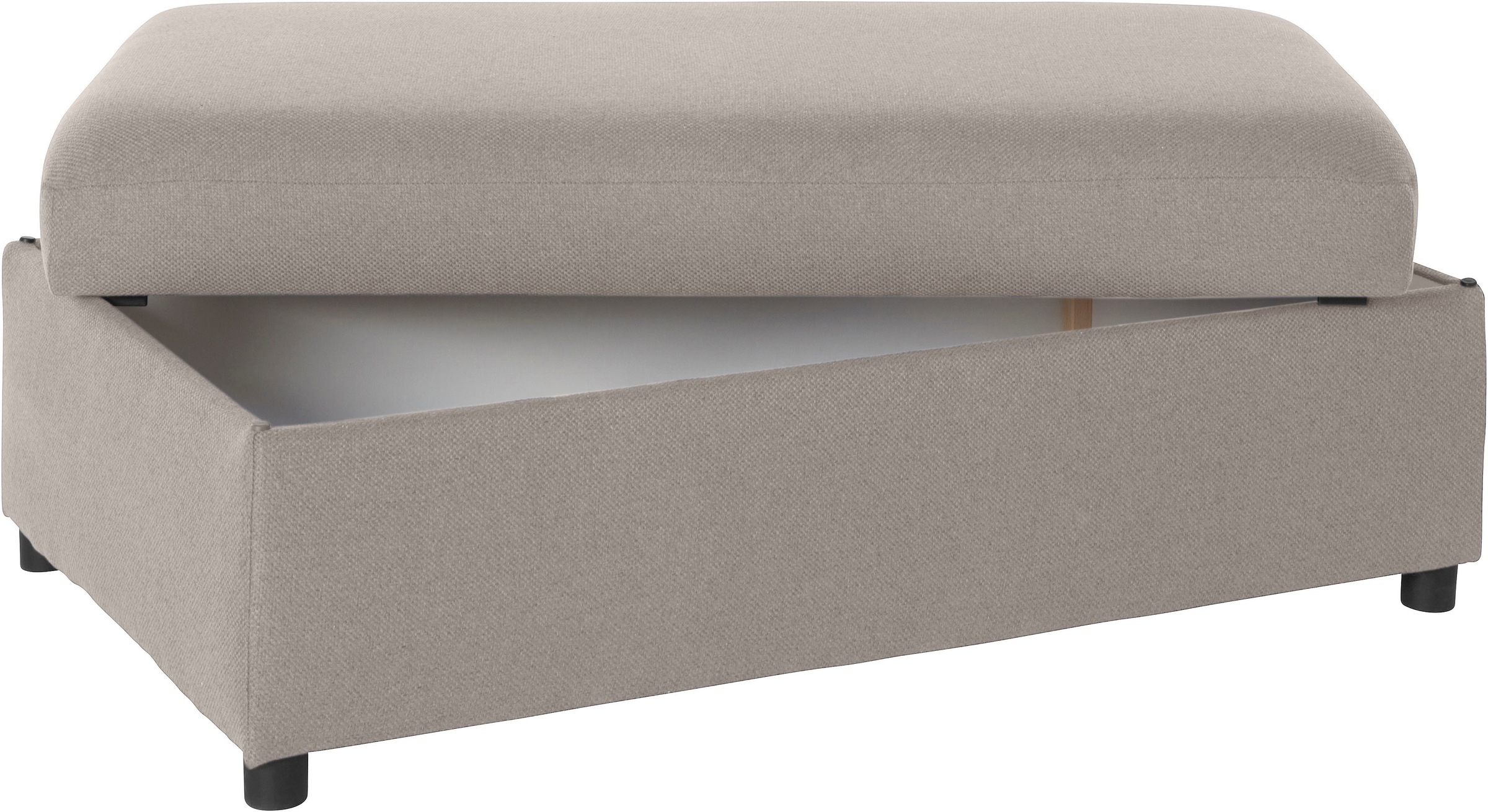 exxpo - sofa fashion Hocker »Kyoto Bankhocker mit Staufach unter der Sitzfläche«