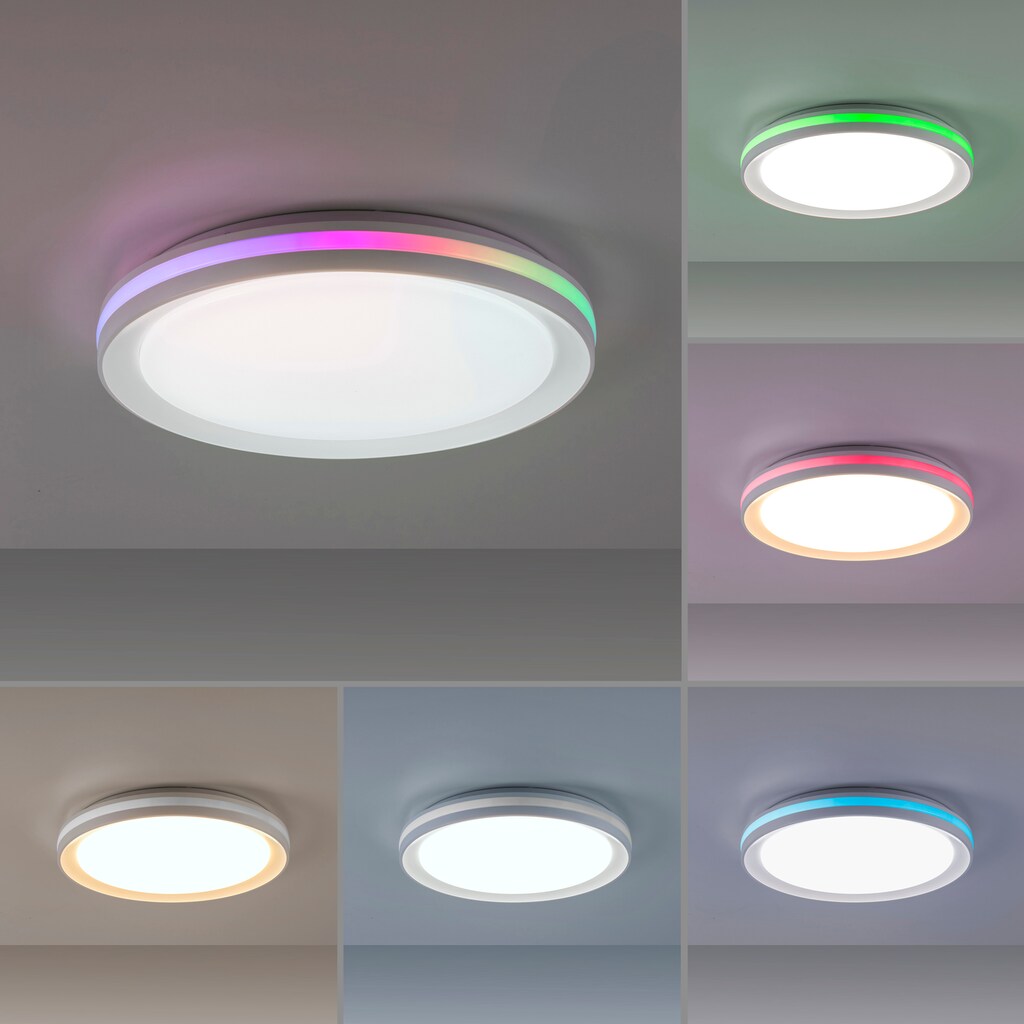 Leuchten Direkt Deckenleuchte »RIBBON«, LED, CCT - dimmbar über Fernbedienung