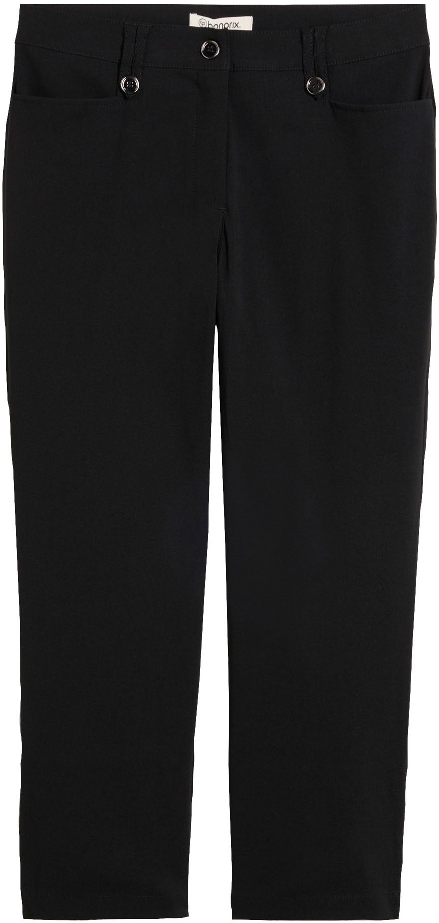 bonprix 7/8-Hose »7/8-Bengalin-Hose mit Bequembund«  mit Elasthan-Anteil, Regular Fit, mit Bequembund