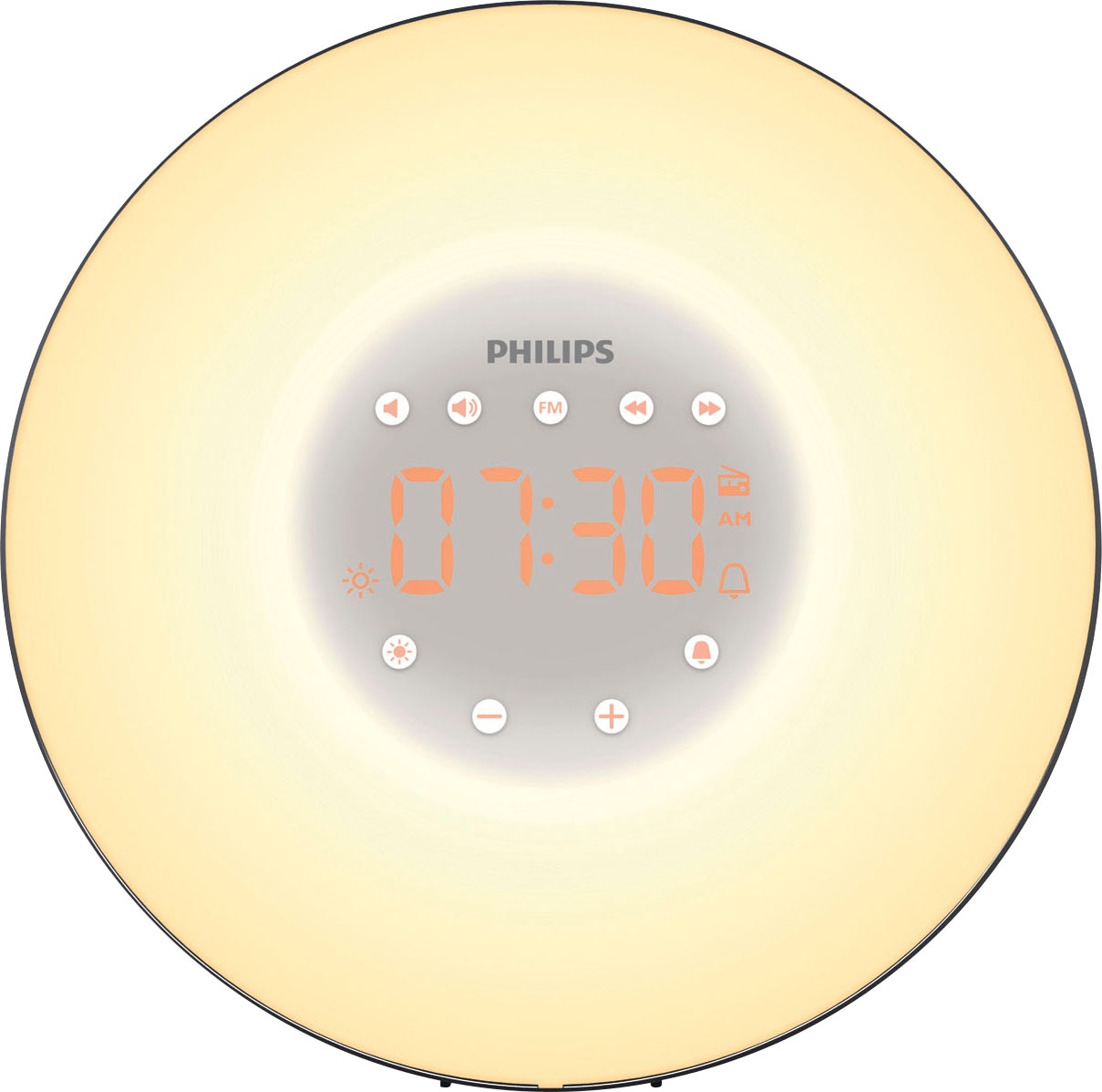 Philips Tageslichtwecker »Wake-up Light HF3506«, mit 2 natürlichen Wecktönen, UKW-Radio und 10 Lichteinstellungen
