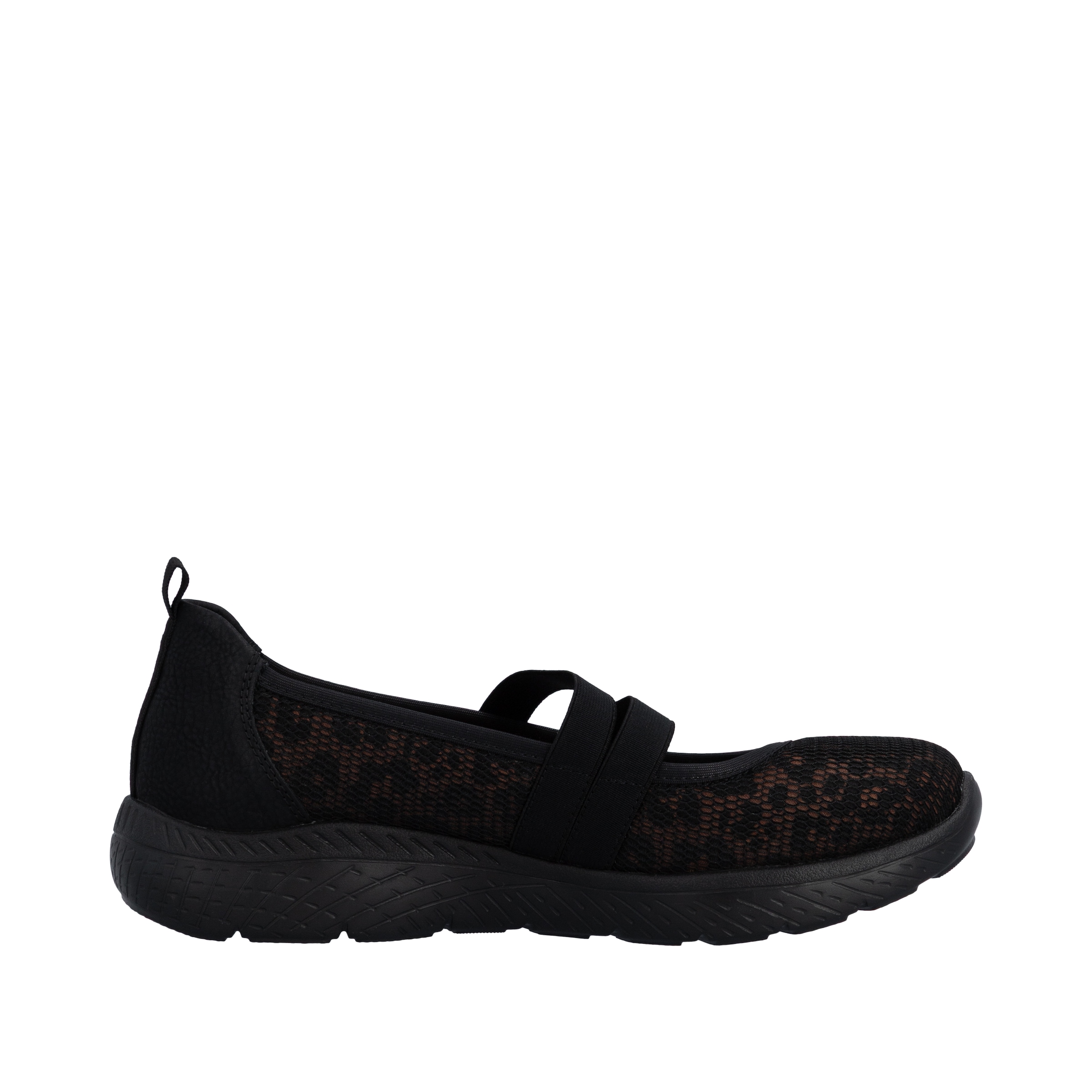 Rieker Ballerina  Slipper, Schlupfschuh mit Stretchbänder