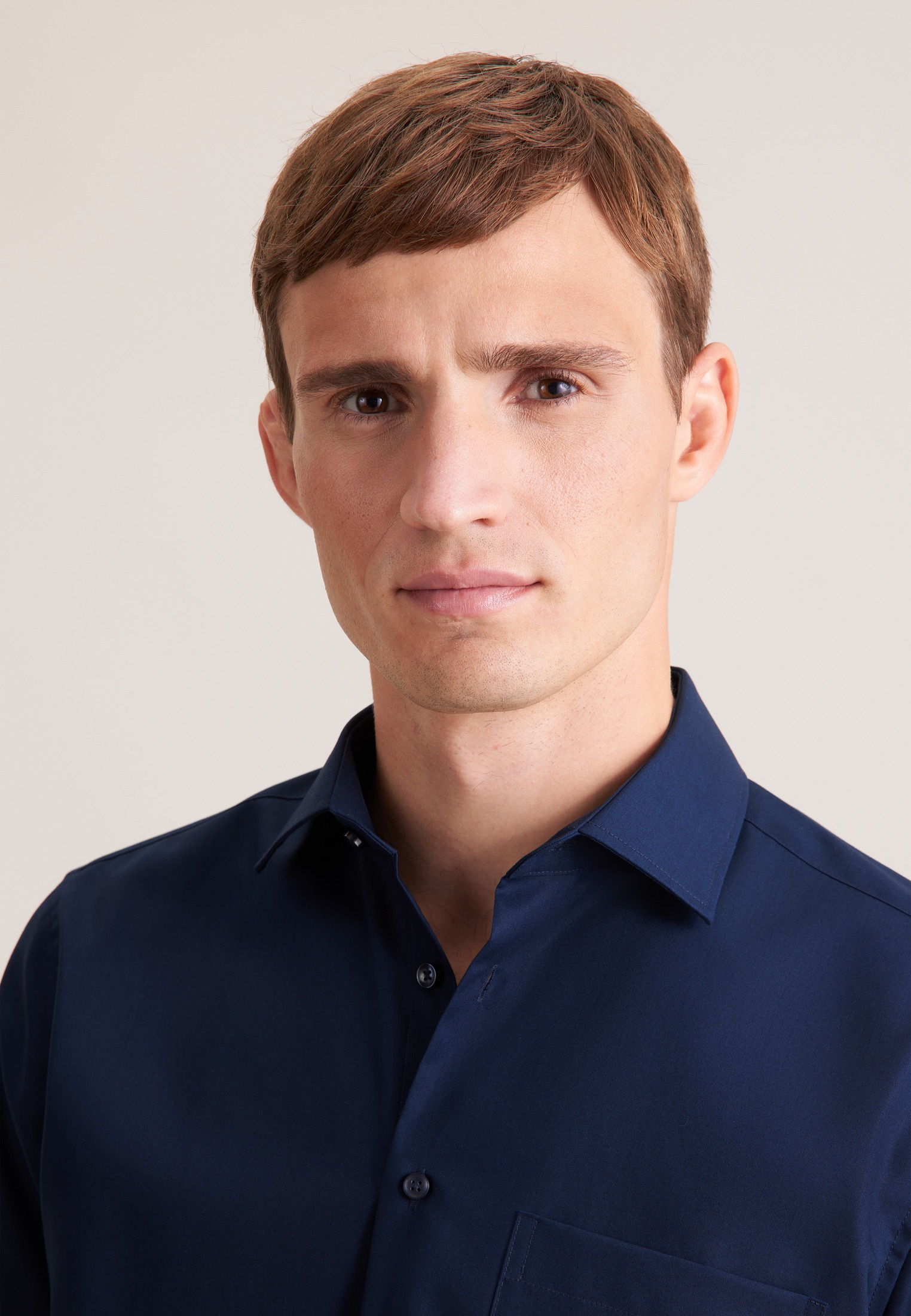 seidensticker Businesshemd »Schwarze Rose« Regular 1/2 Kentkragen Uni