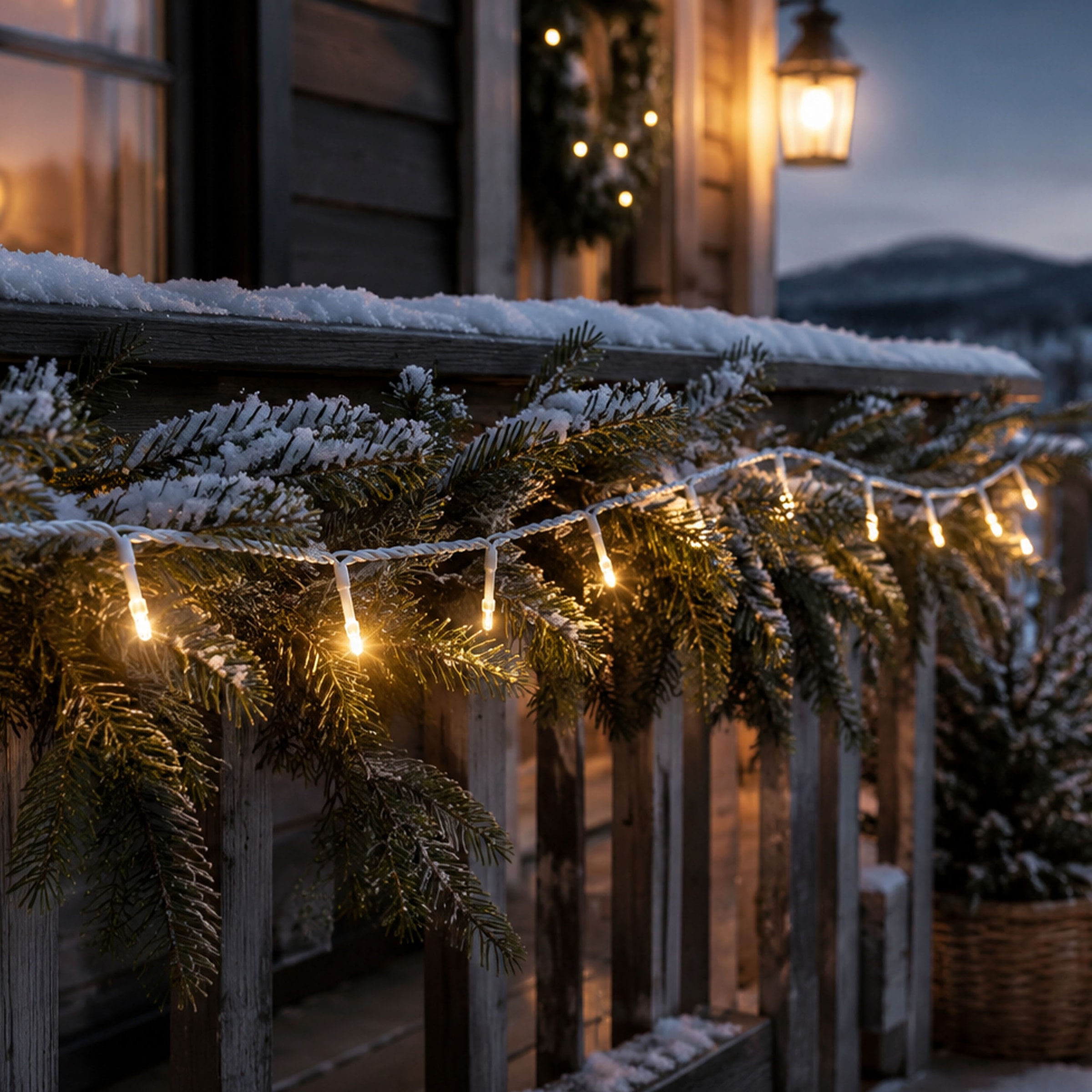 OTTO home LED-Lichterkette »in 3/6/12/18 u. 24 m Länge, warmweiß, Timer, Indoor, Outdoor, Garten« 6/18h Timer, schwarz o. weiß, 5m Zuleitung,  innen, außen, Balkon