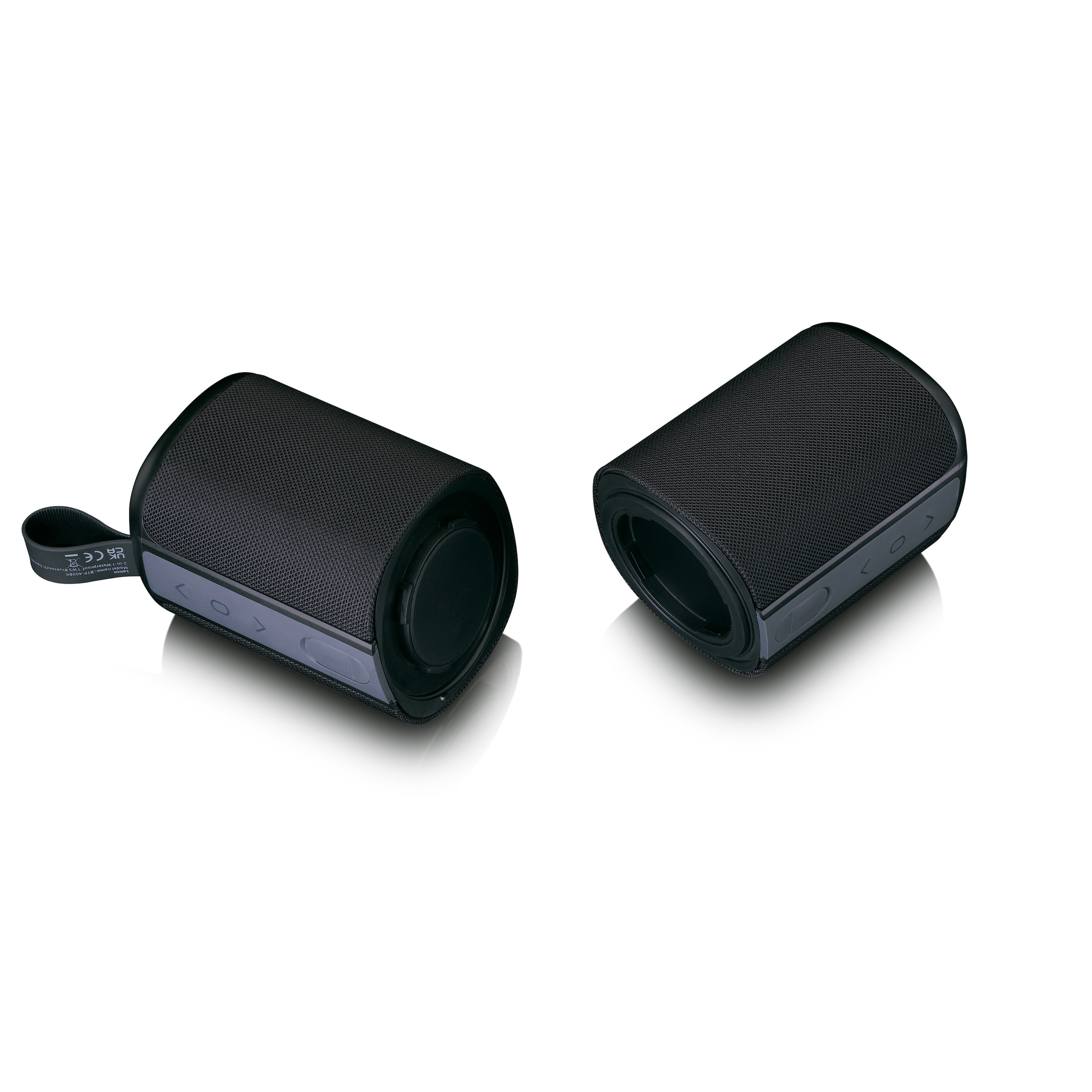 Lenco Bluetooth-Lautsprecher »BTP-400BK«, 2-in-1 Design, wasserdicht (IPX7)