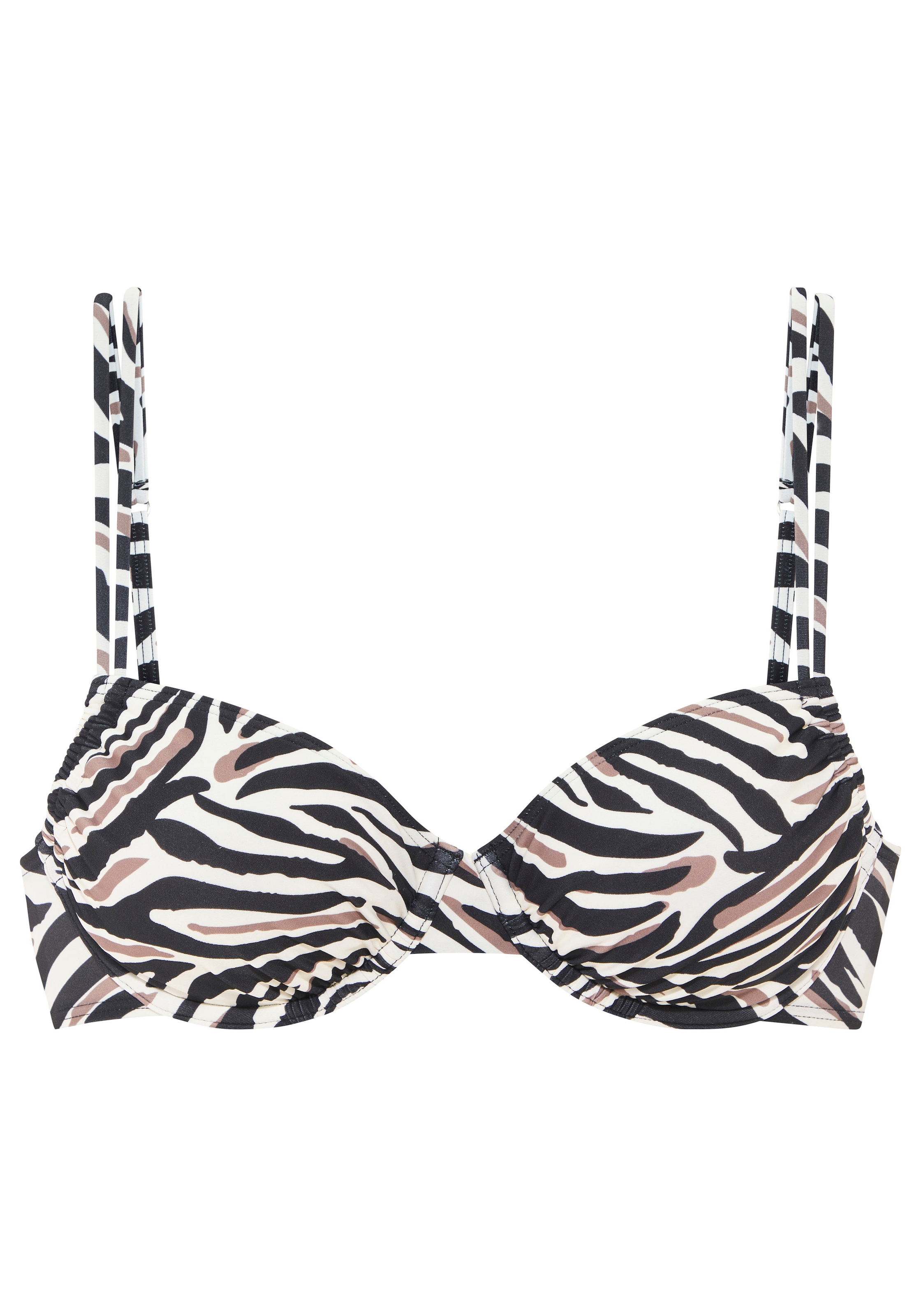 LASCANA Bügel-Bikini-Top »Debbie« mit abstraktem Animal-Print