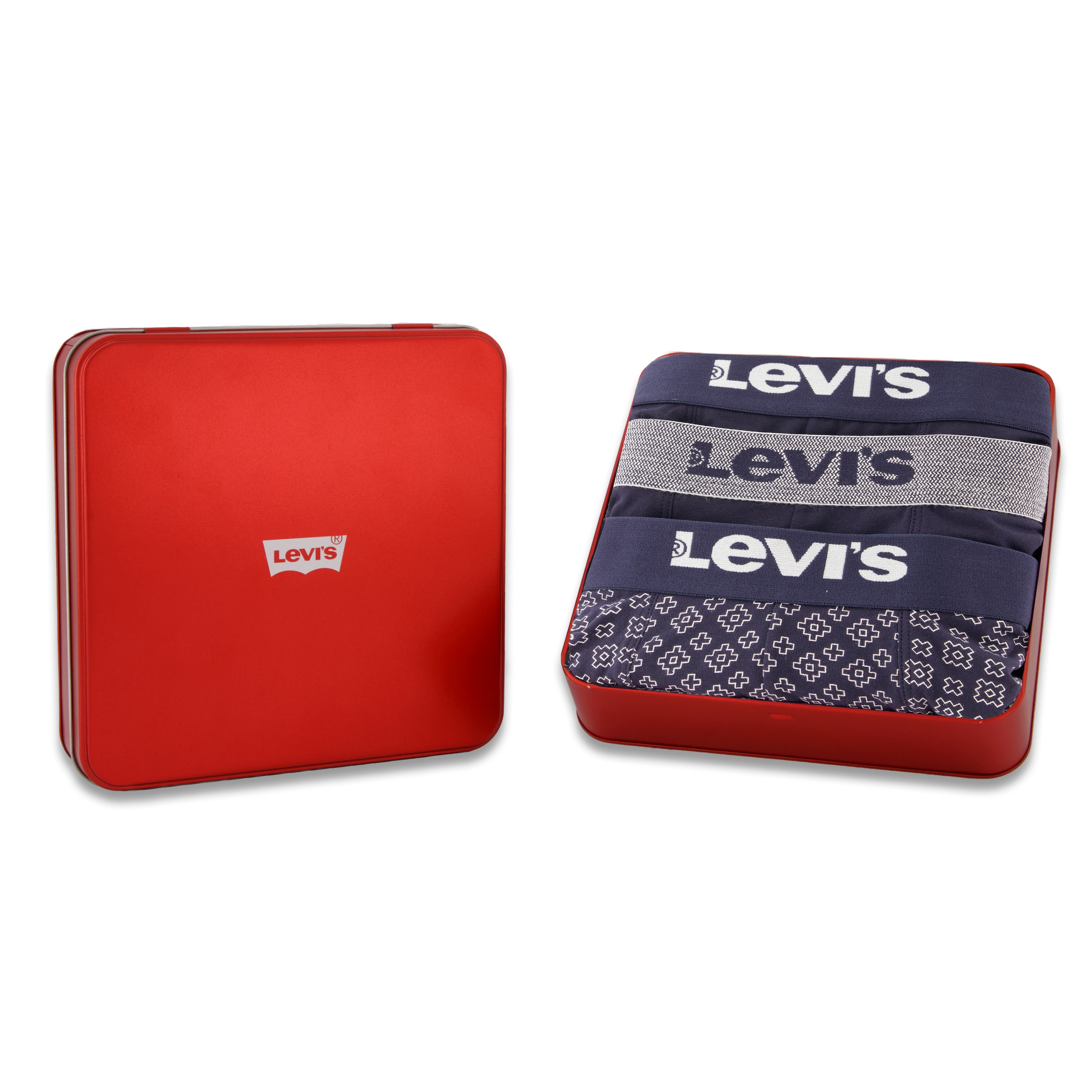 Levi's® Boxershorts »LEVIS MEN GIFTBOX DENIM BOXER BRIEF 3P«, (3er Pack)
