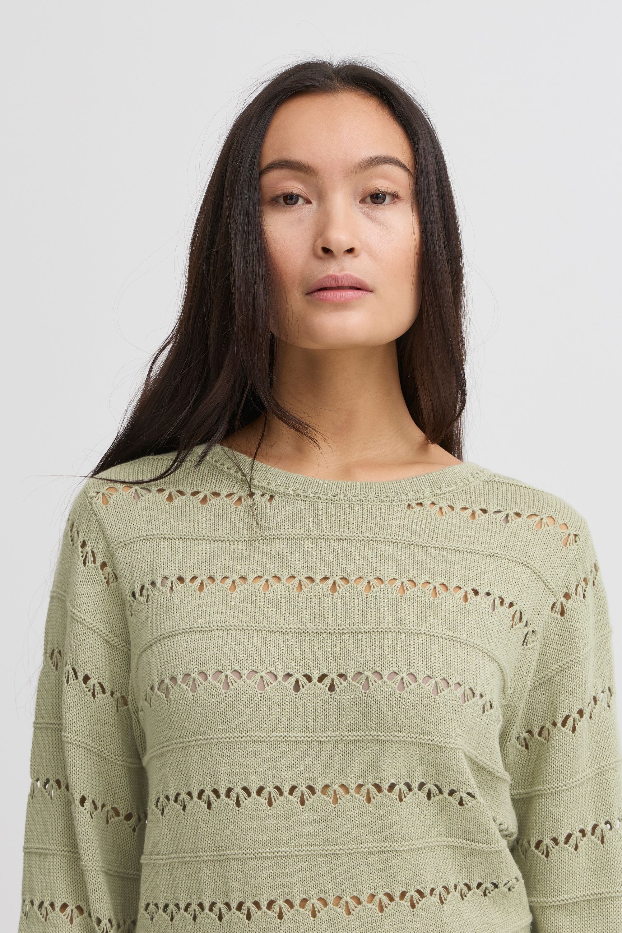 Ichi Strickfleece-Pullover »Strickpullover IHLALUHA«