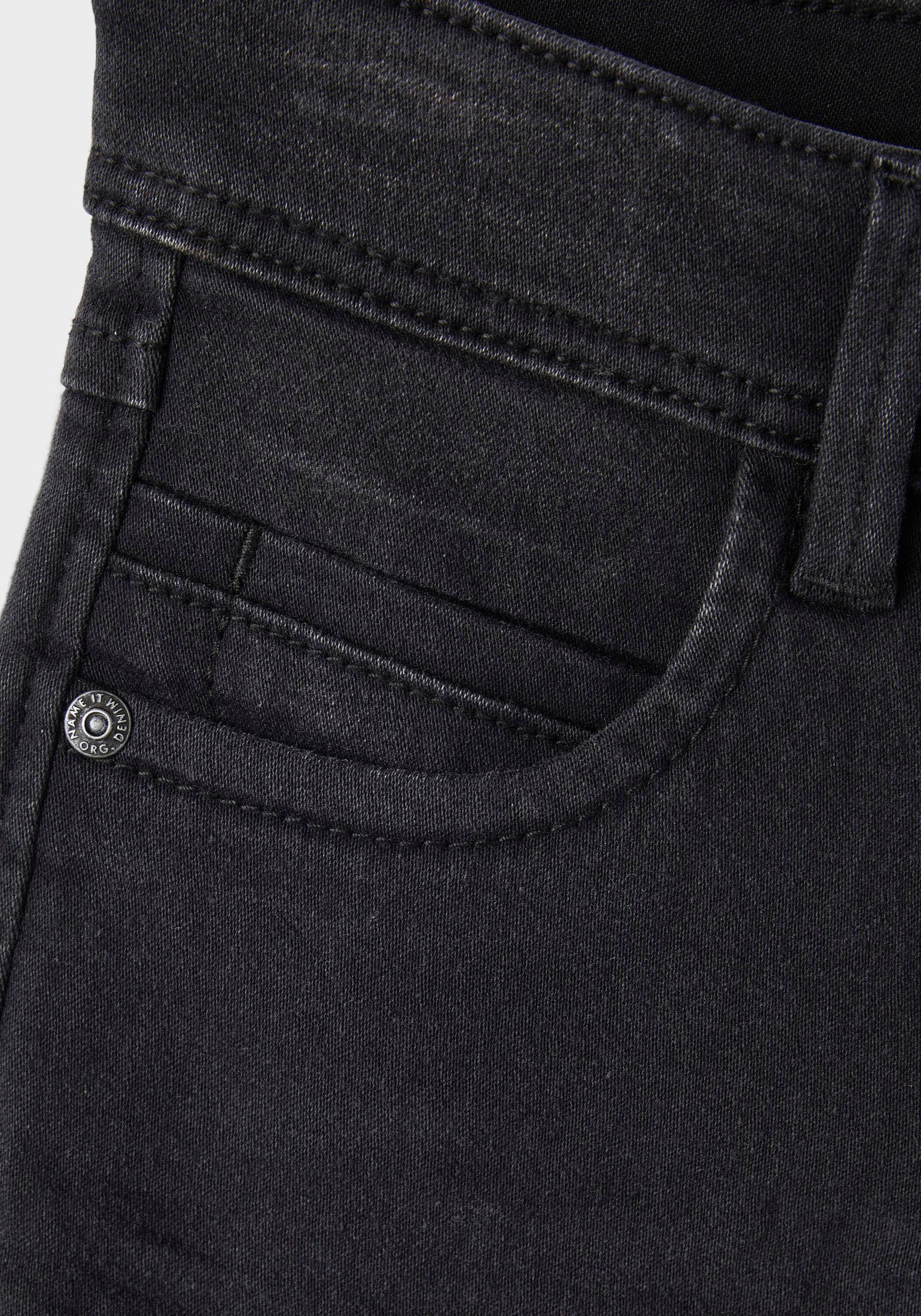 Name It Stretch-Jeans »NKMSILAS für Jungen mit verstellbarem Bund und schlanker Form« slim fit, Denim, Abriebeffekte, angesetztes Bündchen