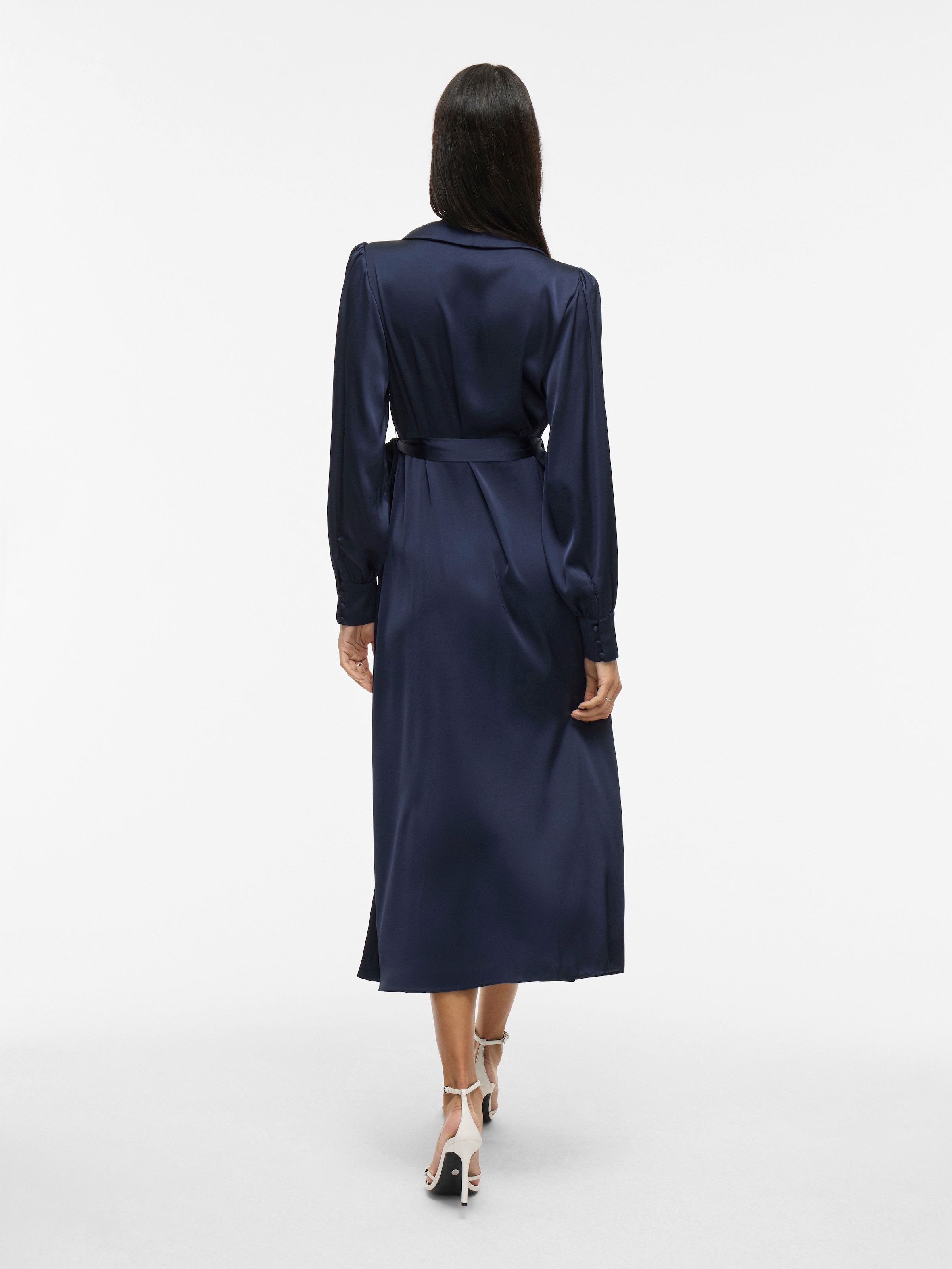 Vila Maxikleid »VIENNA RAVENNA ANKLE WRAP DRESS-NOOS/OC« Kunstfaser, regular fit