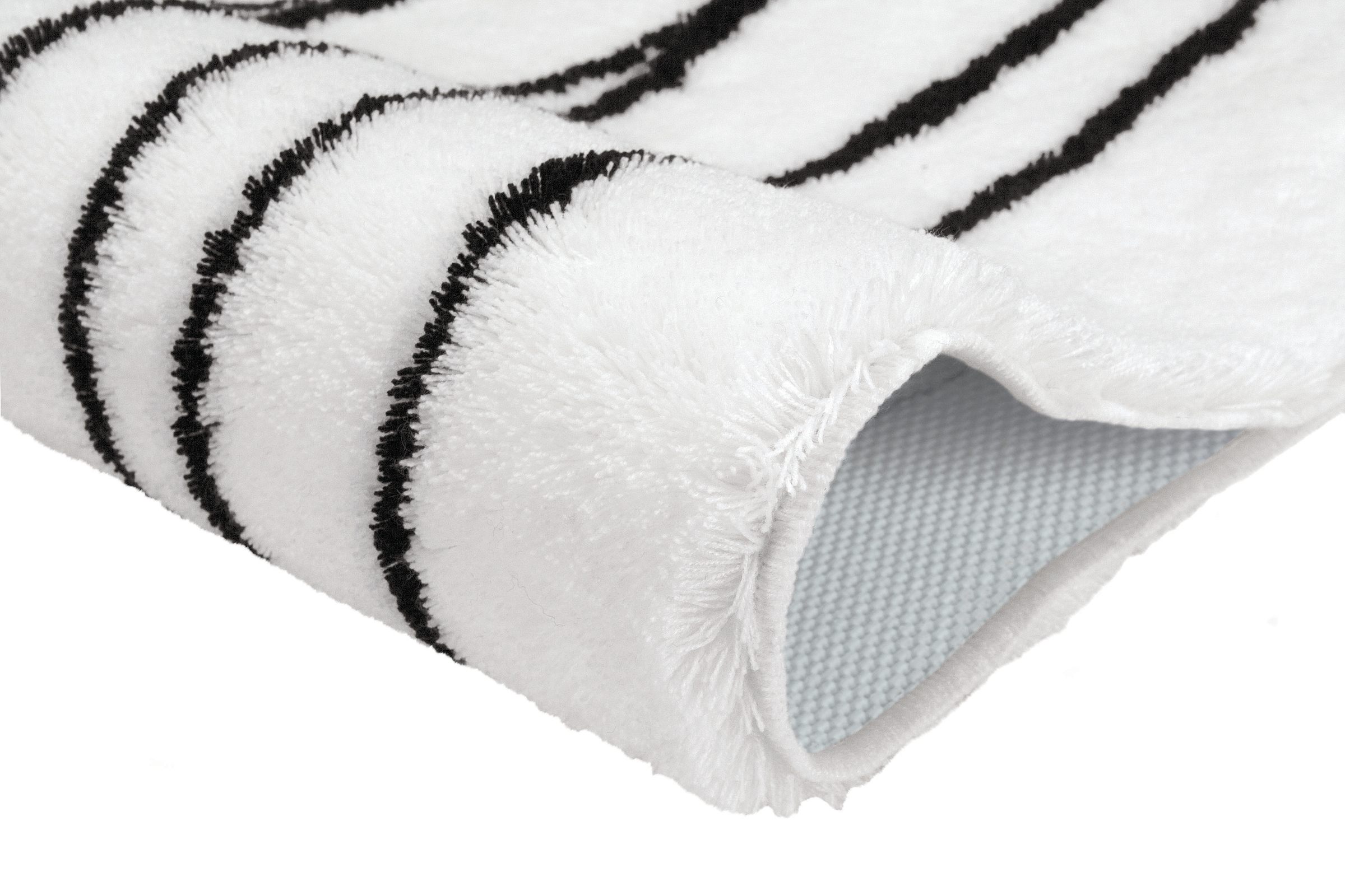 Kleine Wolke Badematte »Tira« Höhe 20 mm rutschhemmend beschichtet fußbodenheizungsgeeignet Badteppich, modernes Streifen Design, waschbar