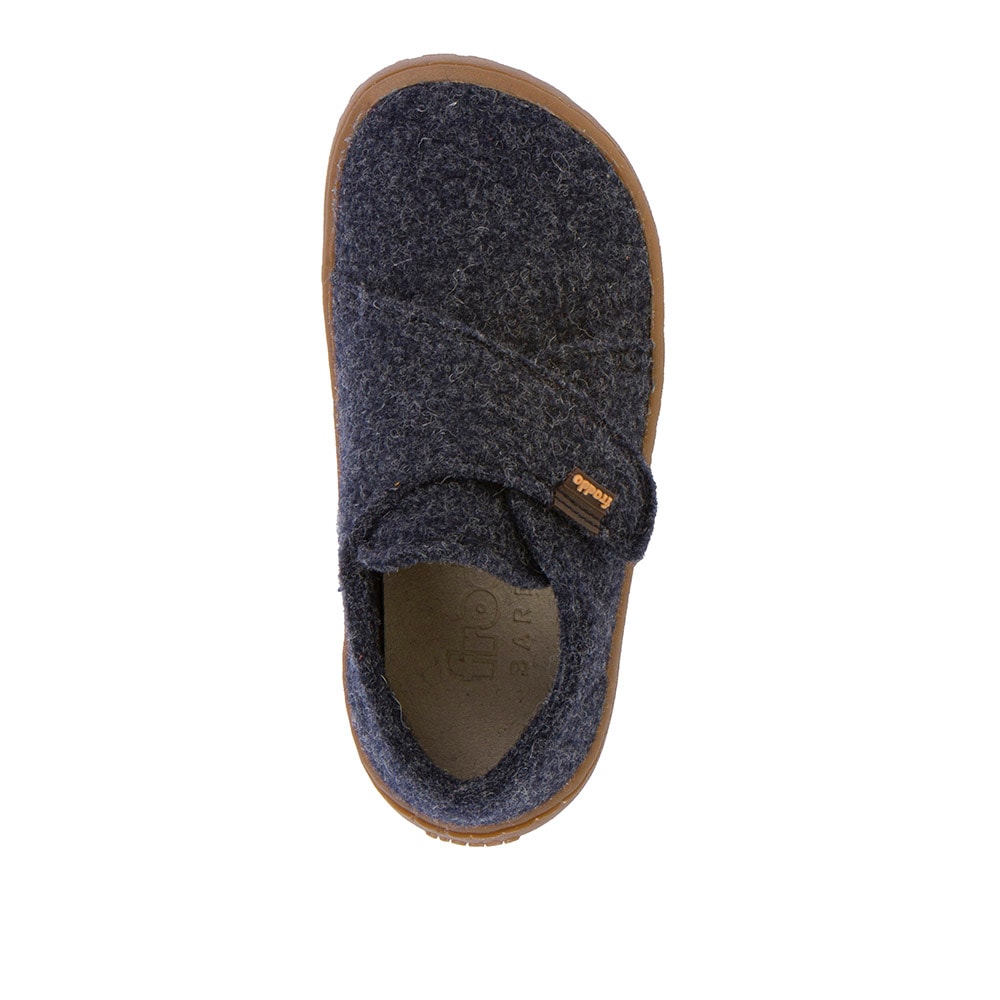 froddo® Hausschuh »BAREFOOT WOOLY«  Klettschuh, Kindergartenschuh mit Wollfutter
