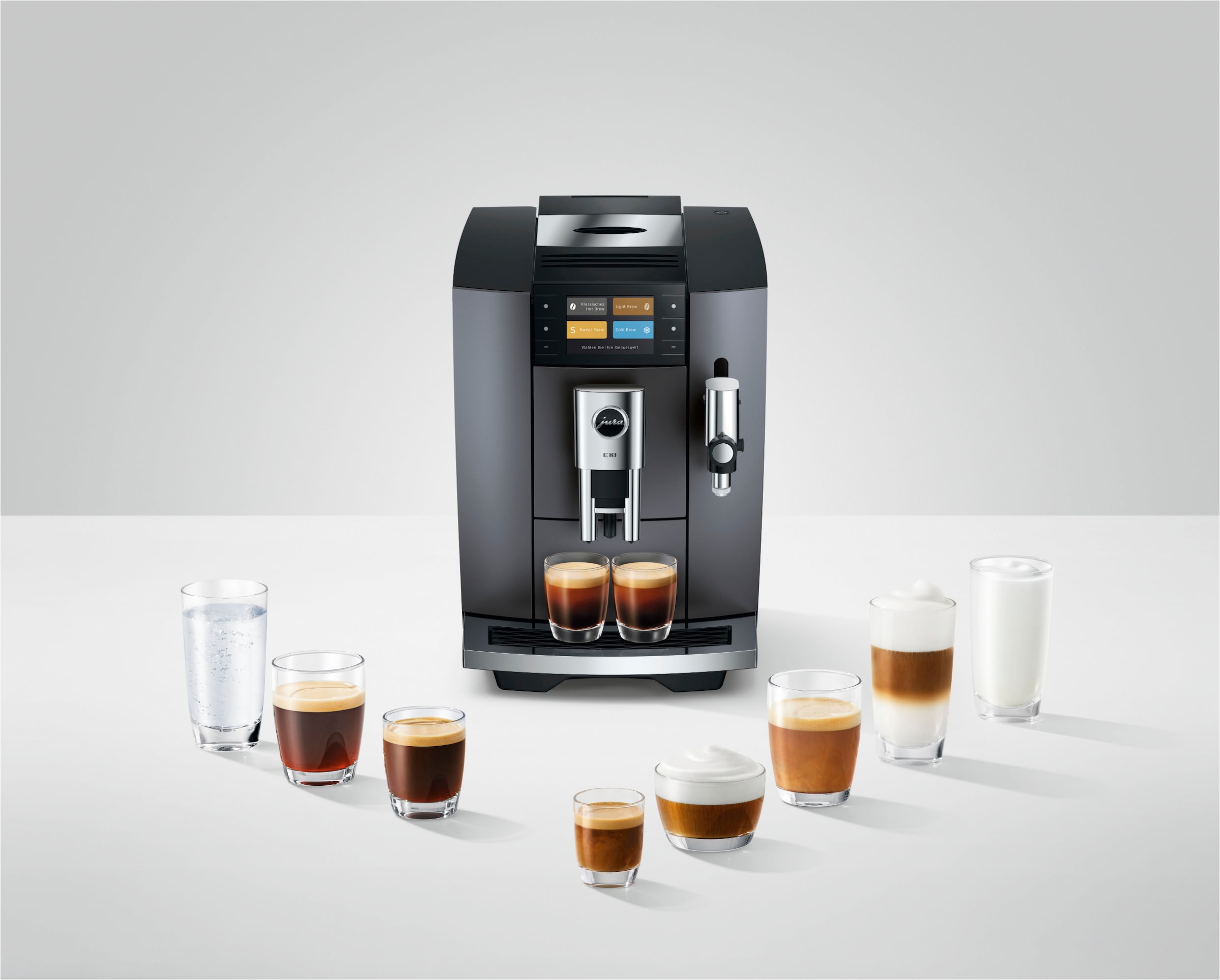 JURA Kaffeevollautomat »E10 Onyx Grey (EA)«