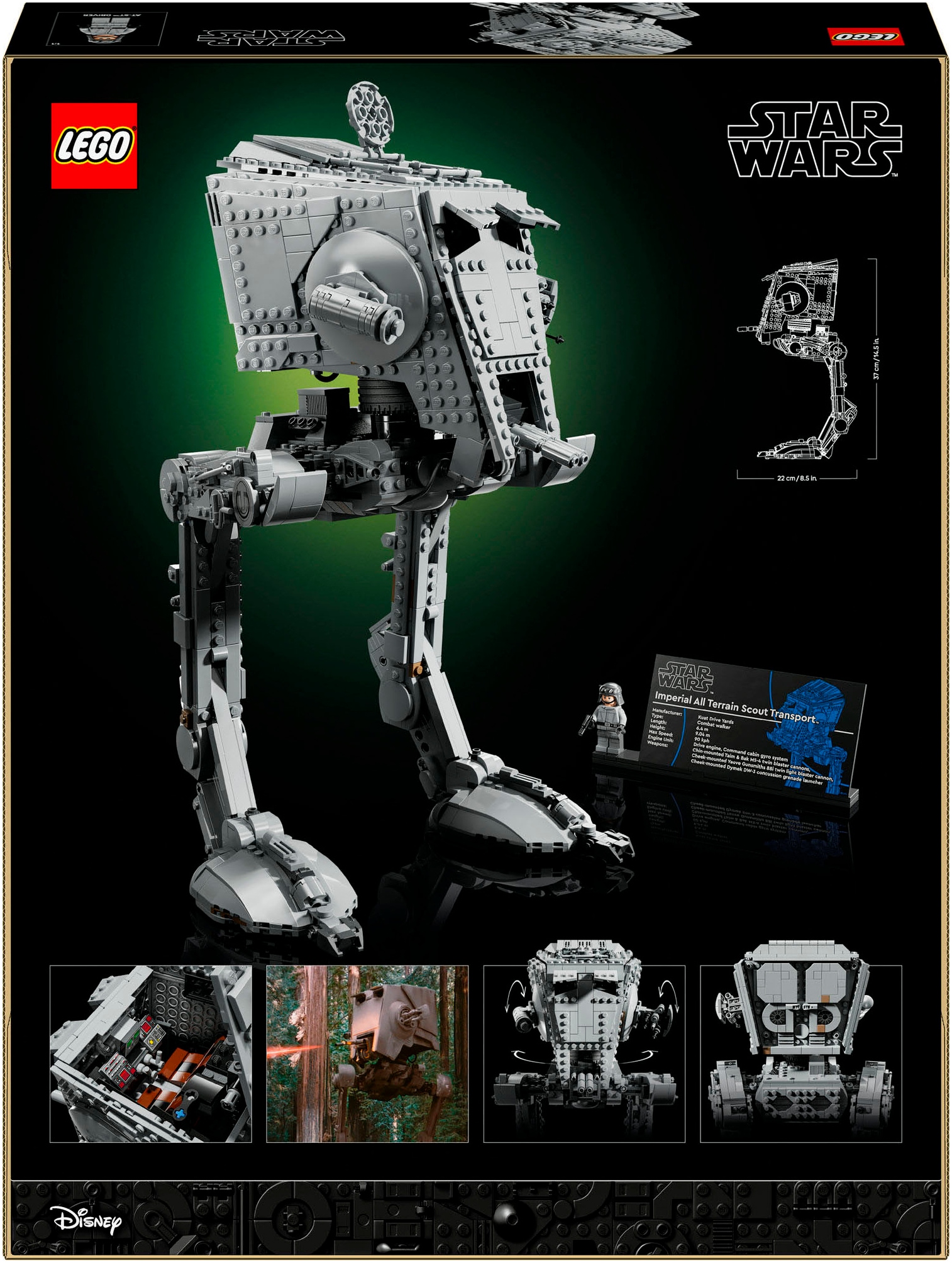 LEGO® Konstruktionsspielsteine »AT-ST Kampfläufer (75417), LEGO Star Wars™«, (1513 St.), Made in Europe