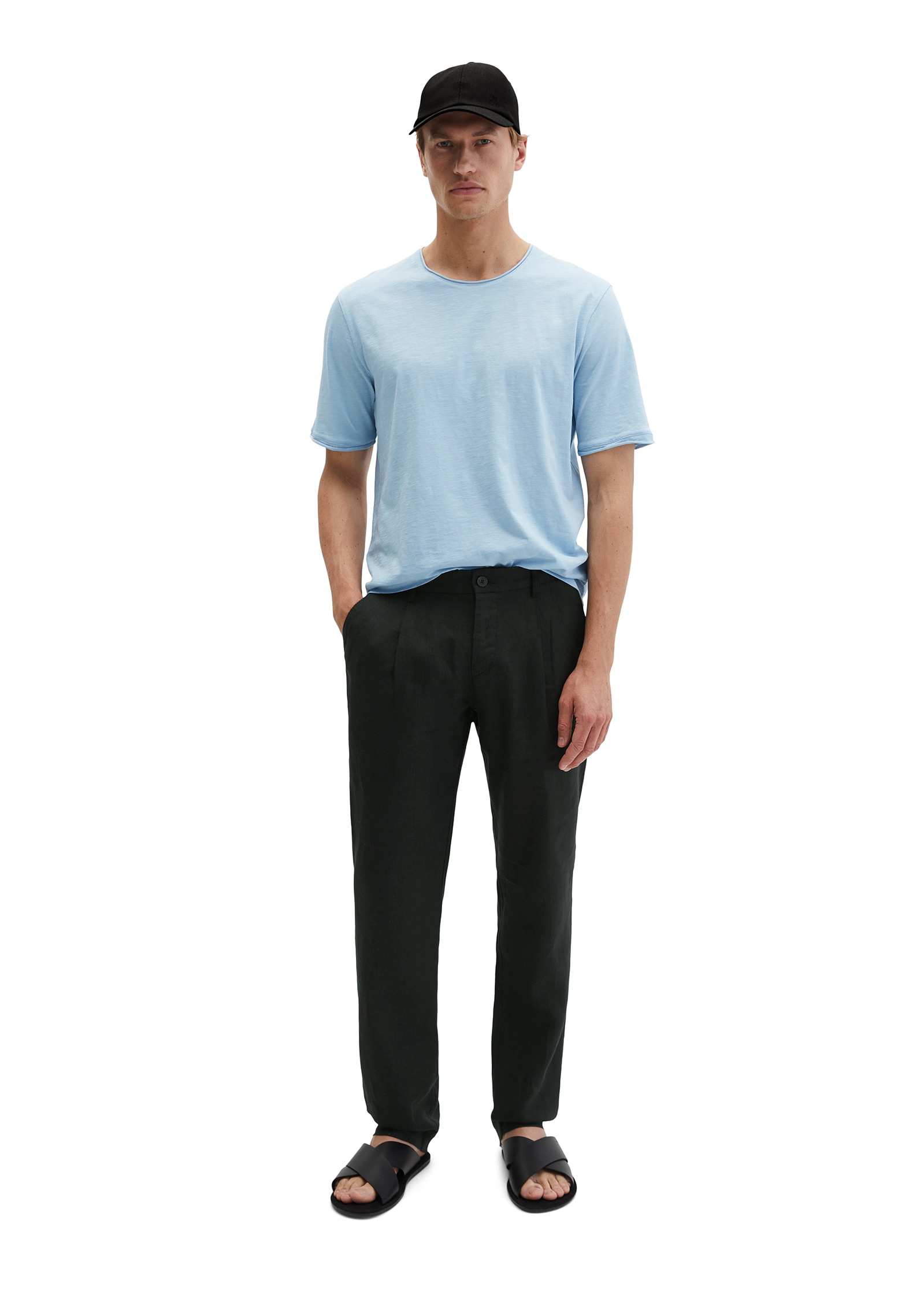 Marc O'Polo T-Shirt regular aus weichem Slub-Jerse