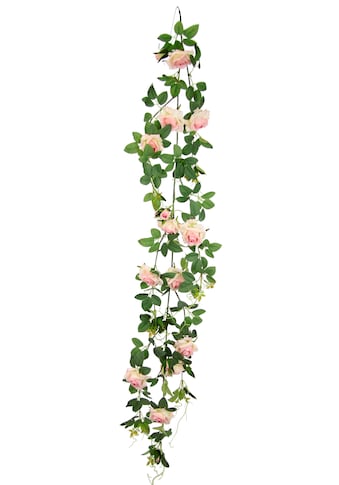 I.GE.A. Kunstblume »Rosenranke«, Künstlich Rosengirlande Kunstblumen hängend Hochzeit... kaufen