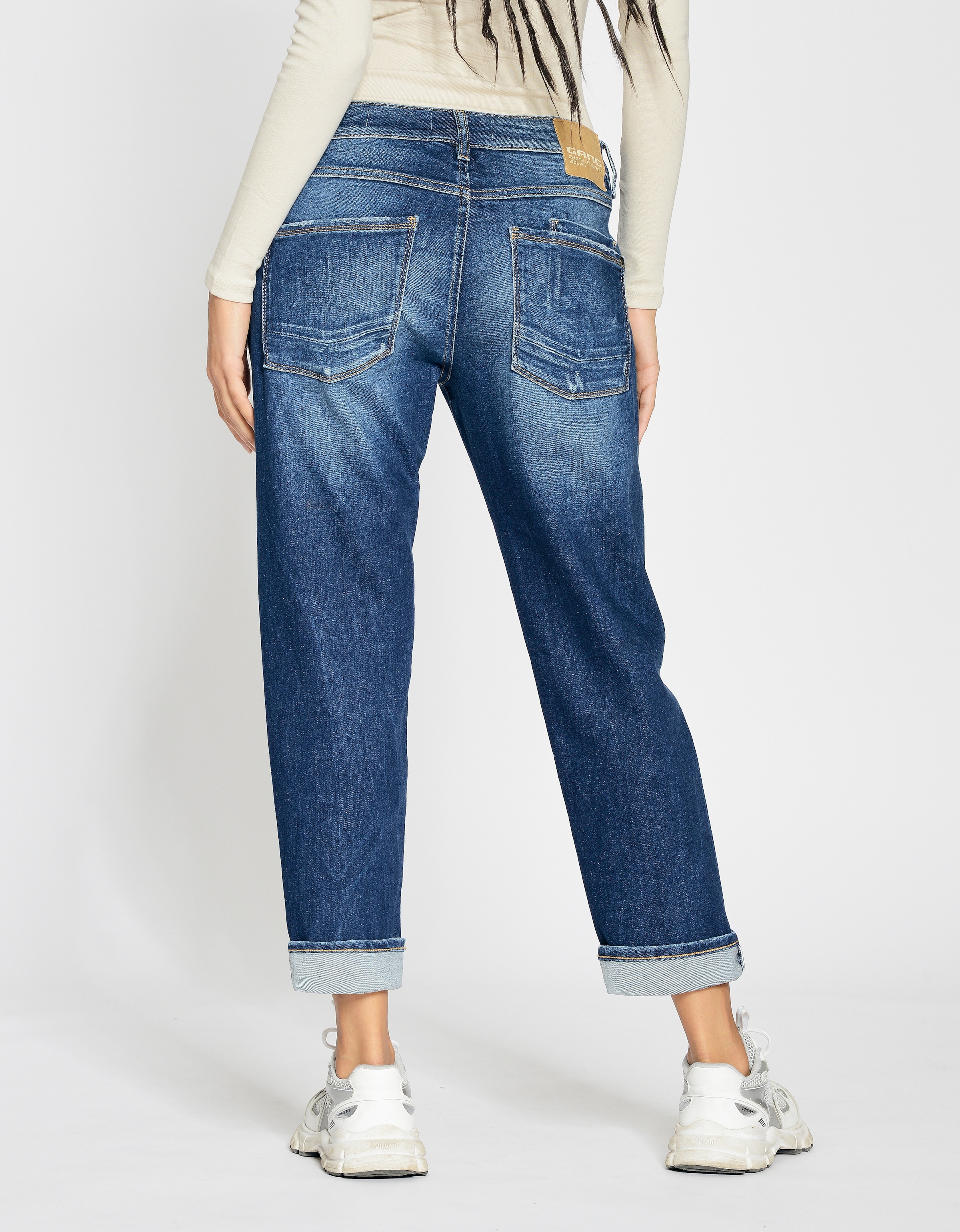 GANG Boyfriend-Jeans »94NADIA«, 5-Pocket Style mit Reißverschluss und Knopf
