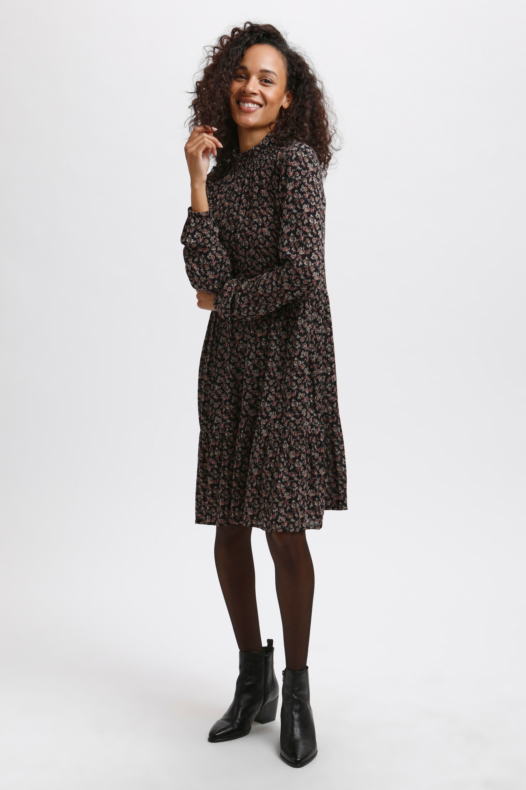 KAFFE Midikleid »Kleid KAsally«