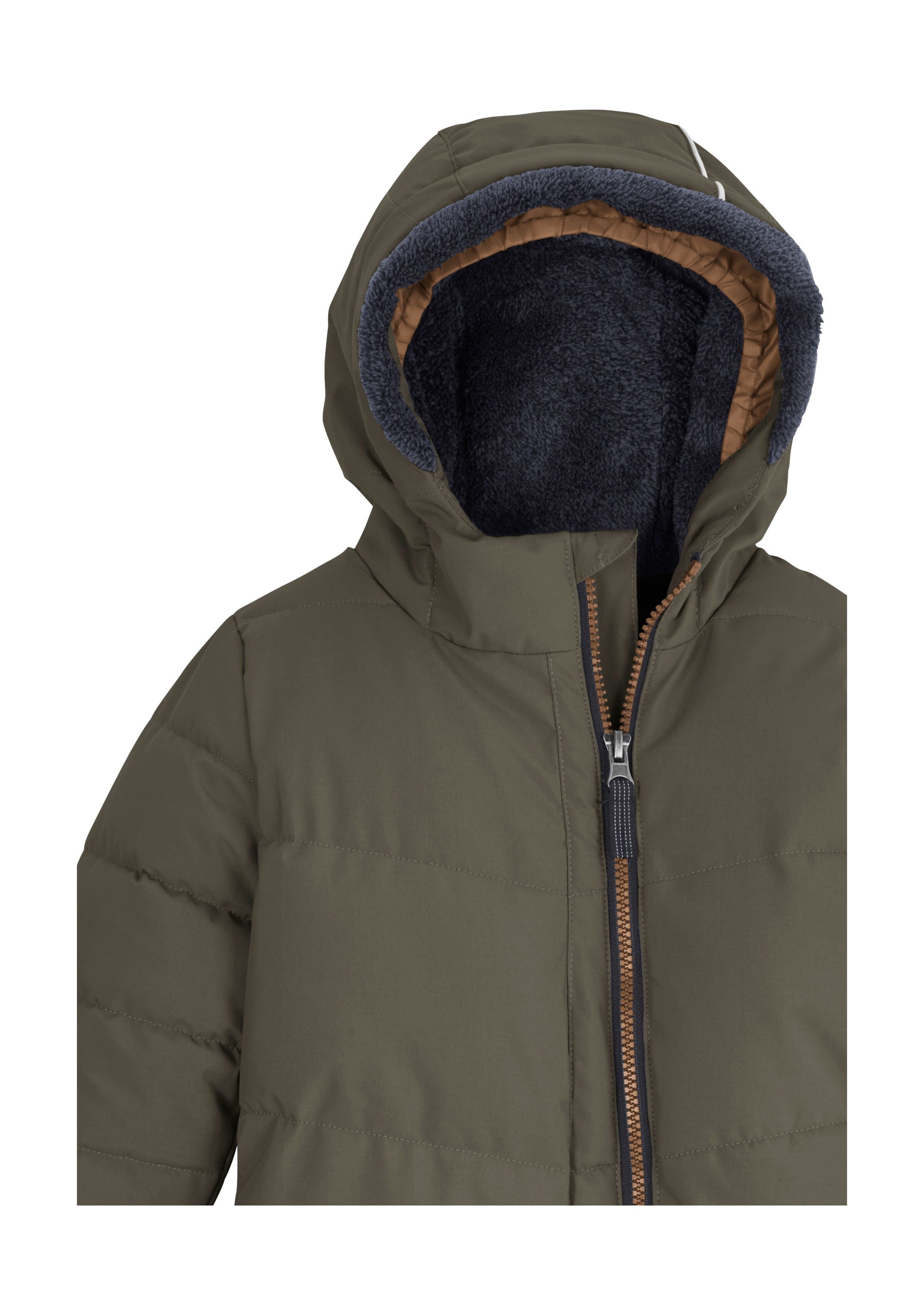 first instinct by killtec Overall »FIOW 20 MNS QLTD ONPC« Steppoverall mit Kapuze, 10.000 mm Wassersäule, Teddyfell innen