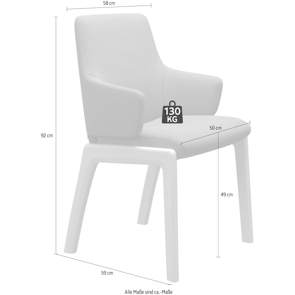 Stressless® Polsterstuhl »Laurel«, ROHLEDER Stoff Q2 FARON