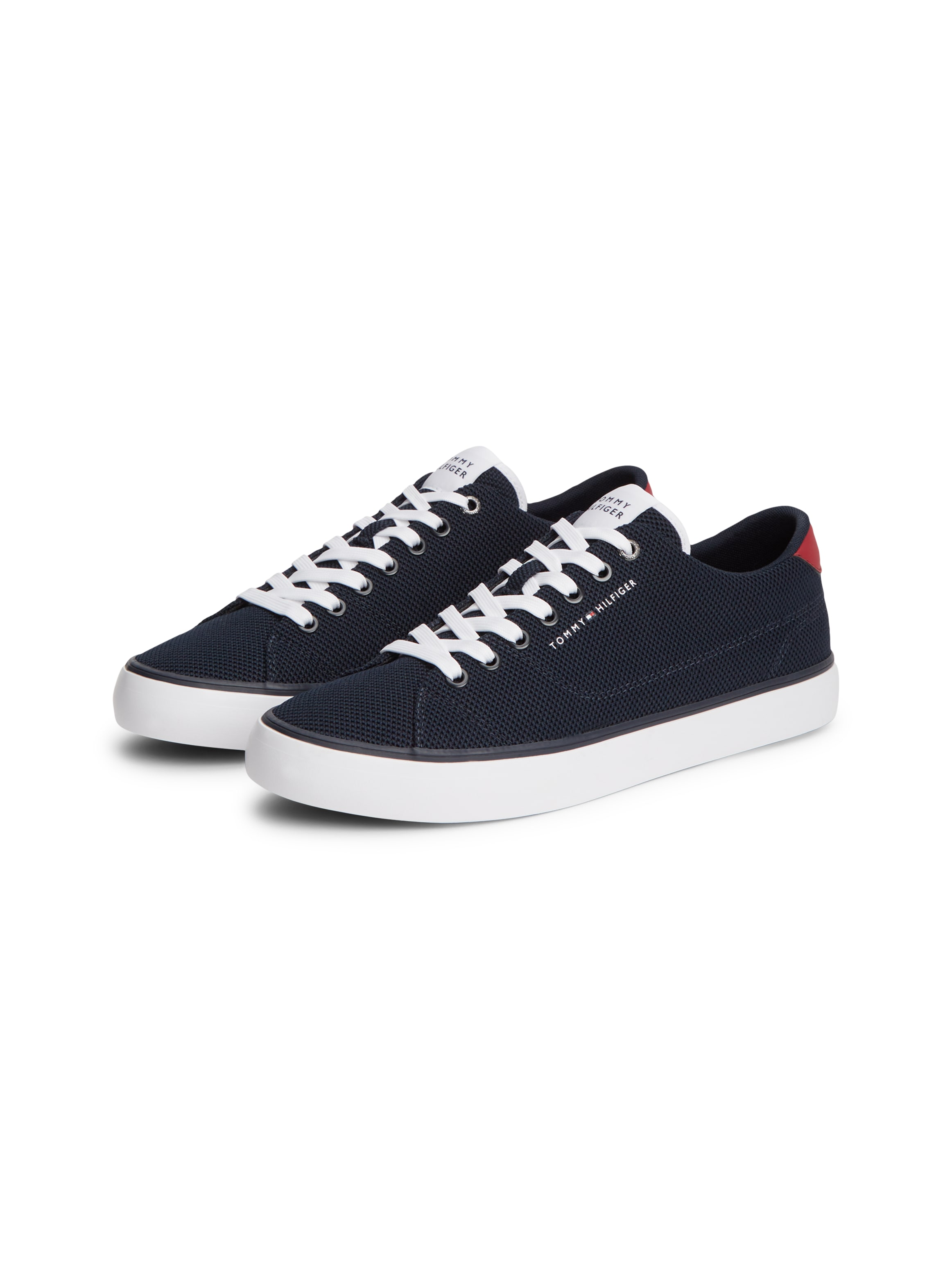 Tommy Hilfiger Sneaker »TH HI VULC CORE LOW SUMMER MESH«  Freizeitschuh, Halbschuh, Schnürschuh mit Kontrastbesätzen