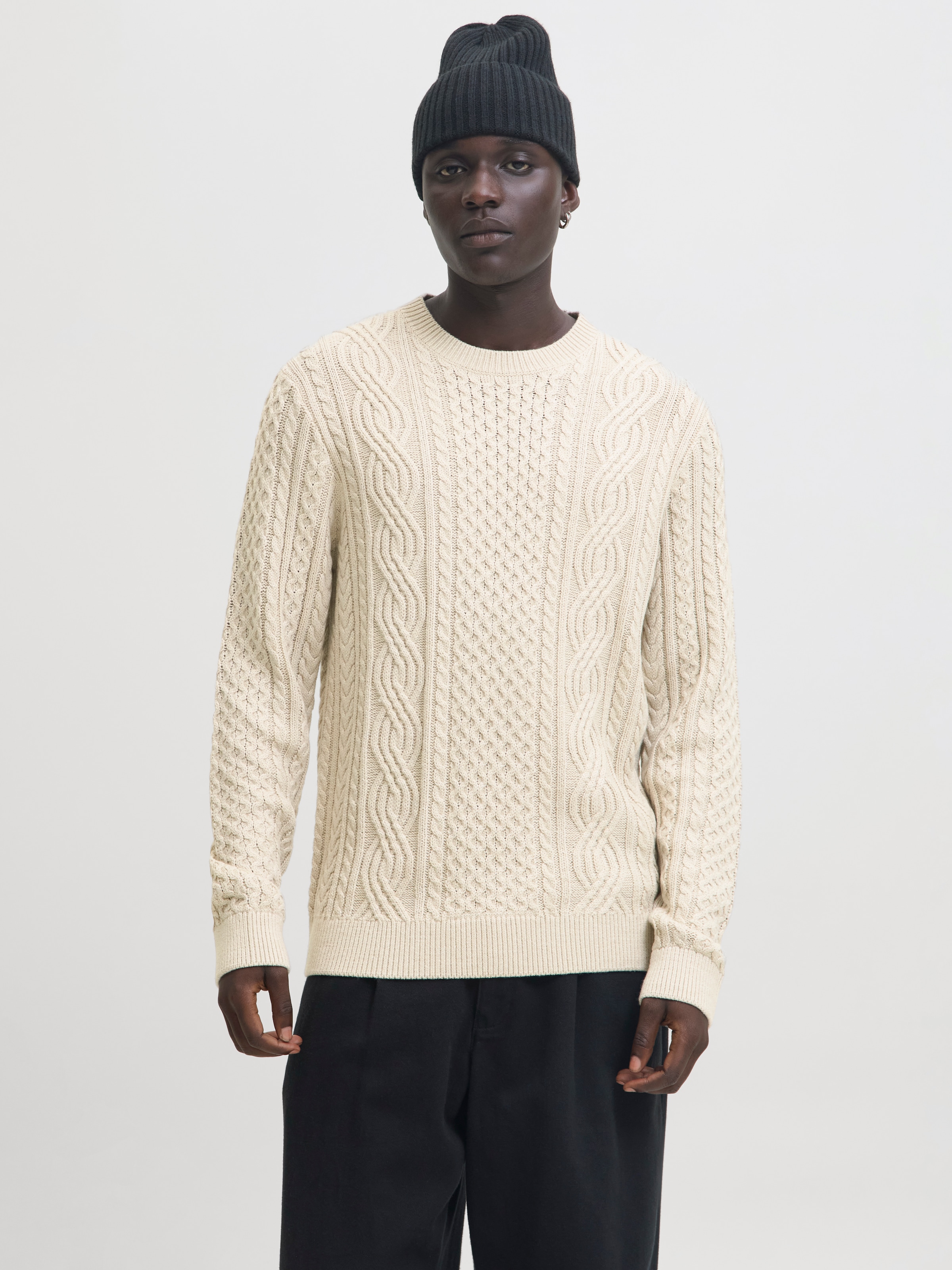 Jack & Jones Strickpullover »JPRBLUSEAN KNIT CABLE CREW NECK SN«