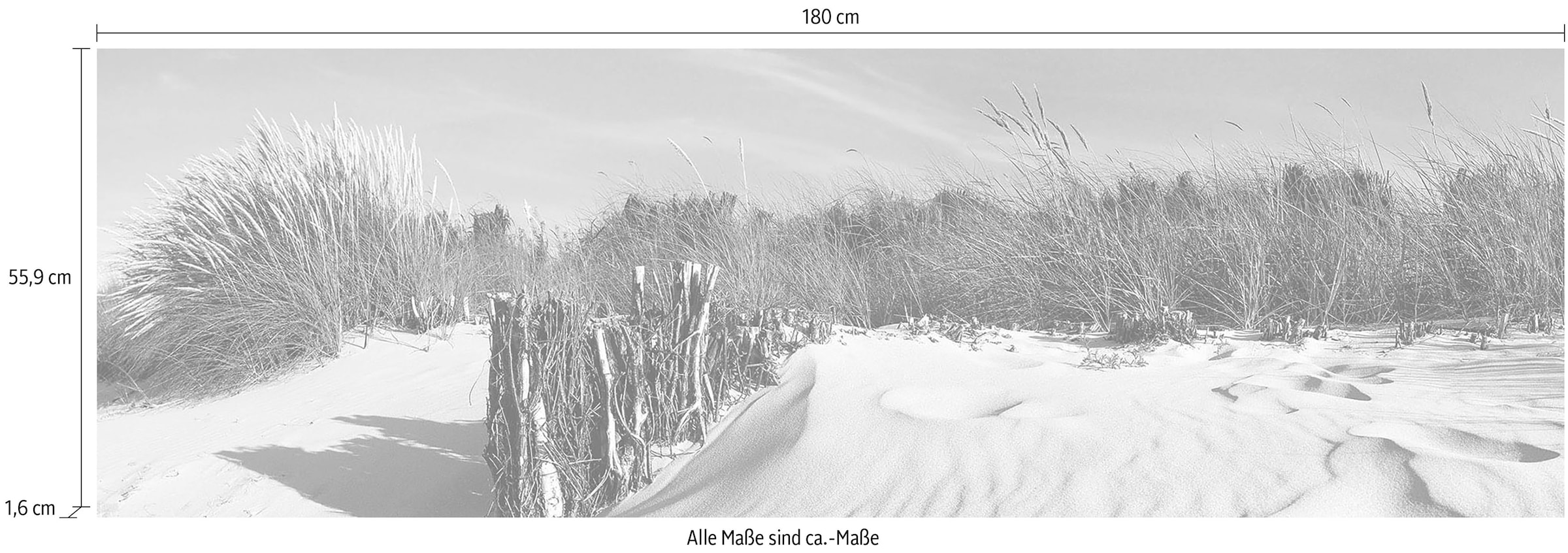 Express Küchen Küchenrückwand »Strand«, (1 tlg.)