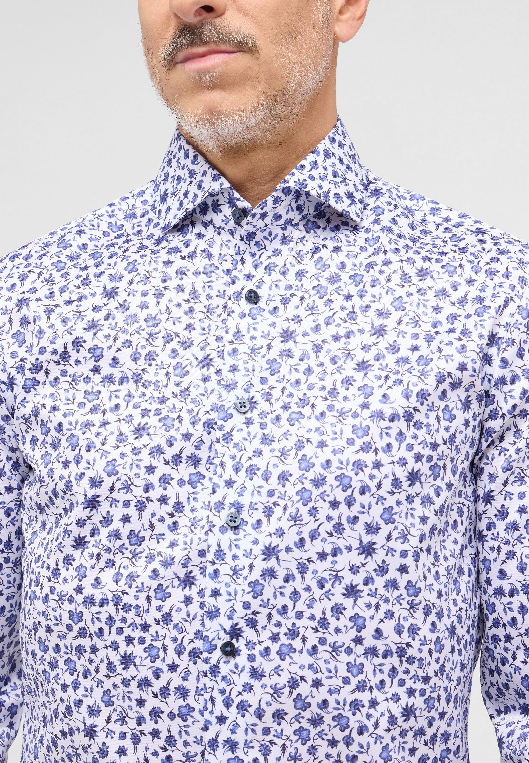 Eterna Langarmhemd »SLIM FIT«, NON IRON (bügelfrei)