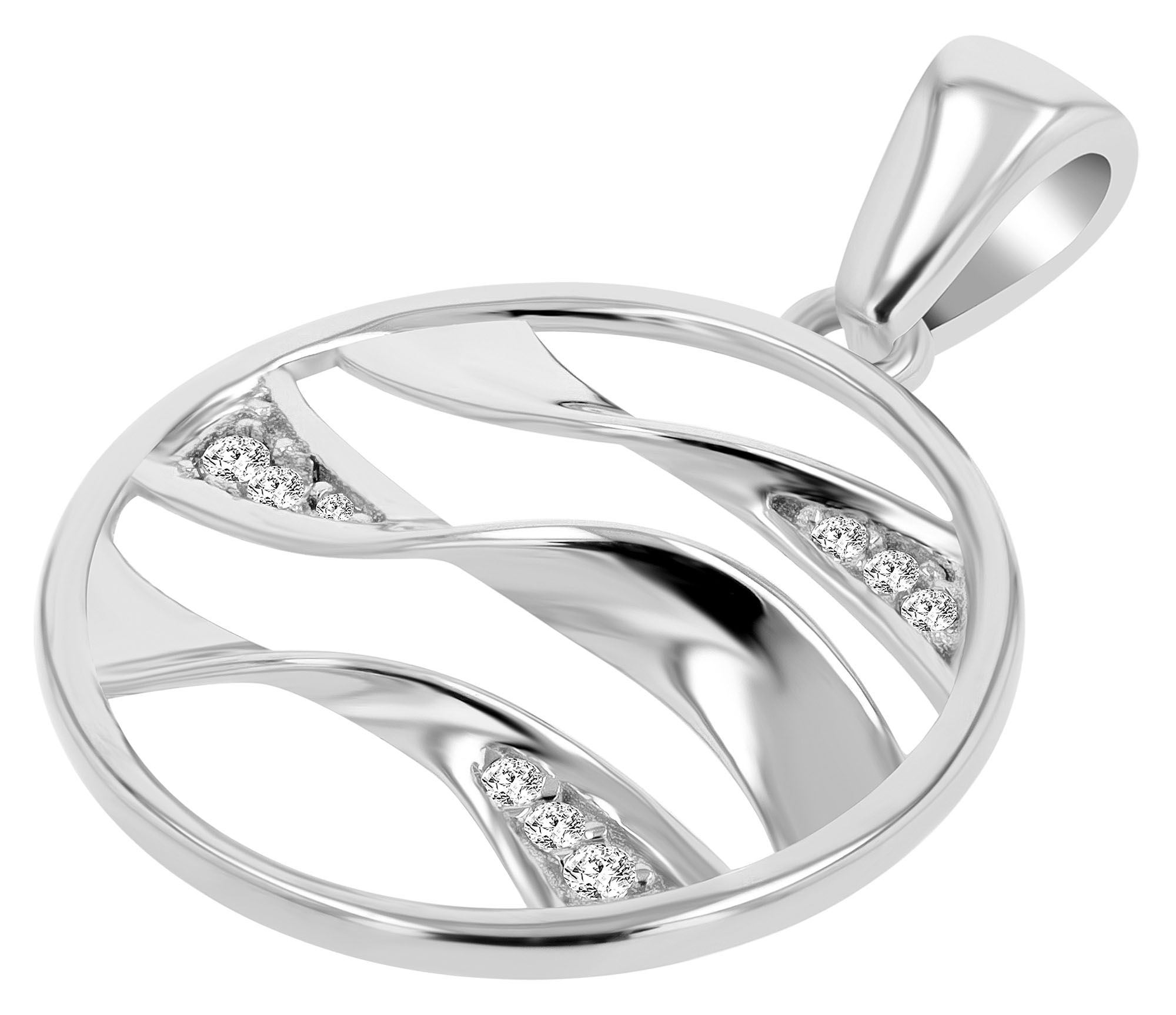 Adelia´s Kettenanhänger »Damen Anhänger aus 333 Gold mit Zirkonia«