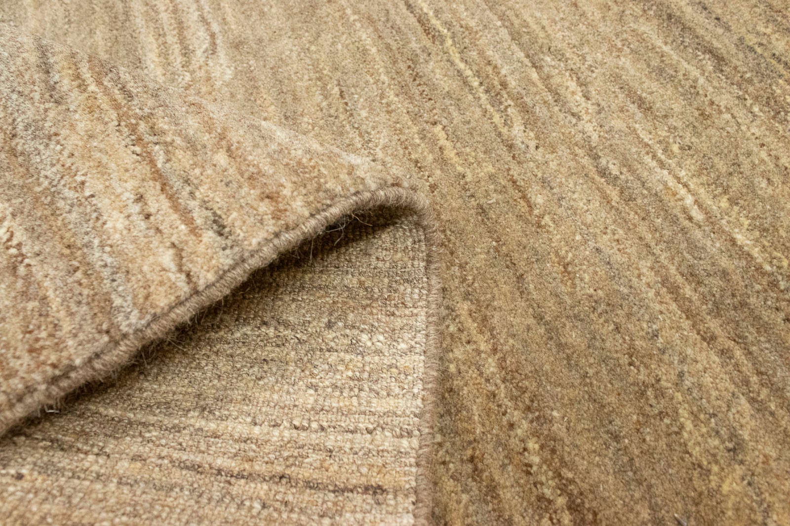 morgenland Wollteppich »Gabbeh bei Teppich naturweiß«, OTTO handgeknüpft rechteckig, online handgeknüpft