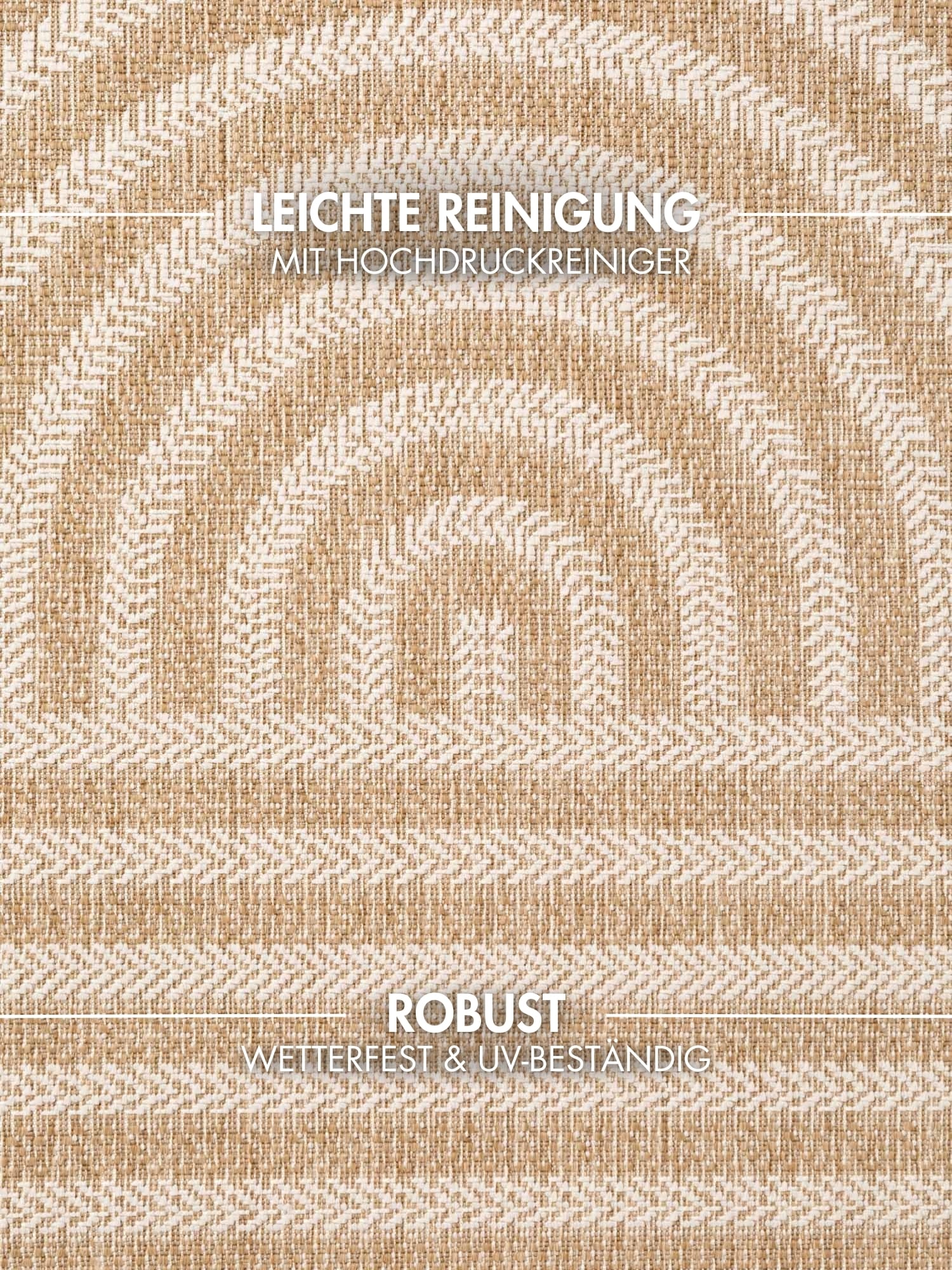 Ted Baker Teppich »Woodfield , Wendeteppich« oval 8 mm Höhe Designteppich, Wetterfest, Pflegeleicht, Modern, Wohnzimmer, Terrasse