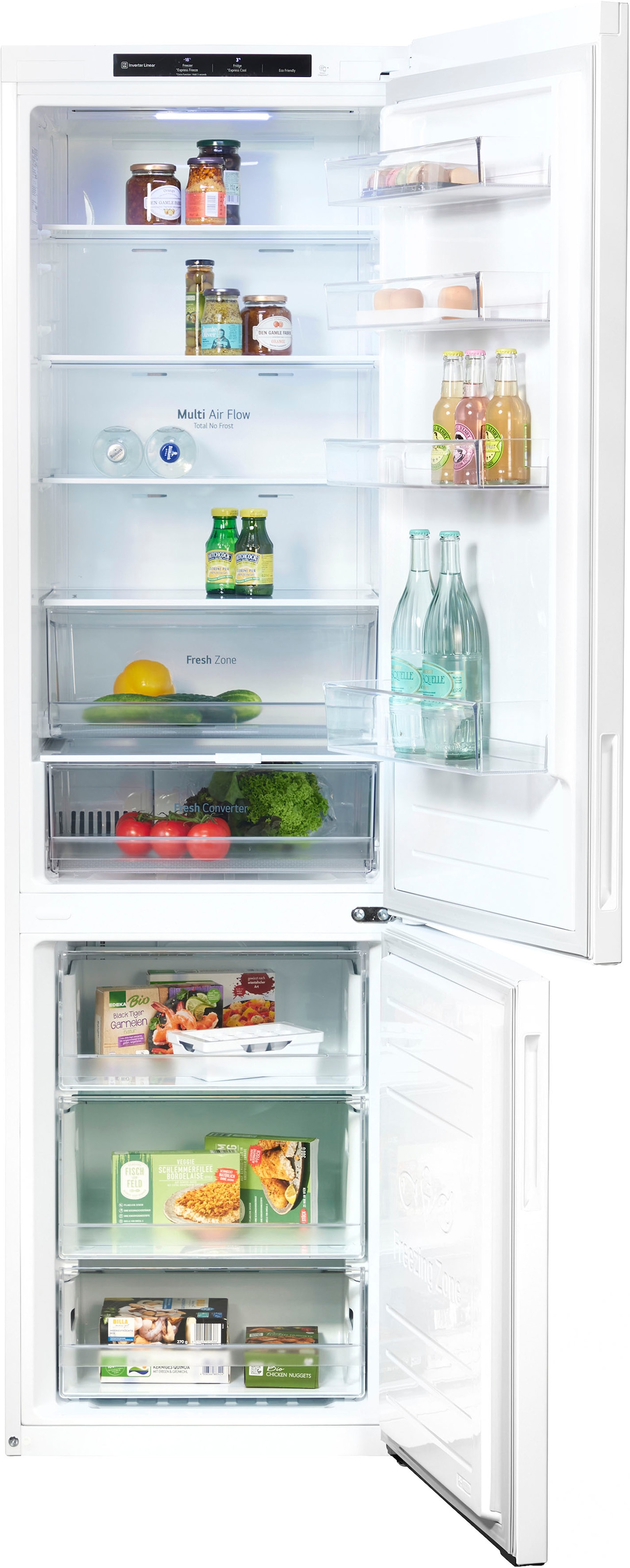 LG Kühl-/Gefrierkombination Serie 6 »GBP62SWNAC«