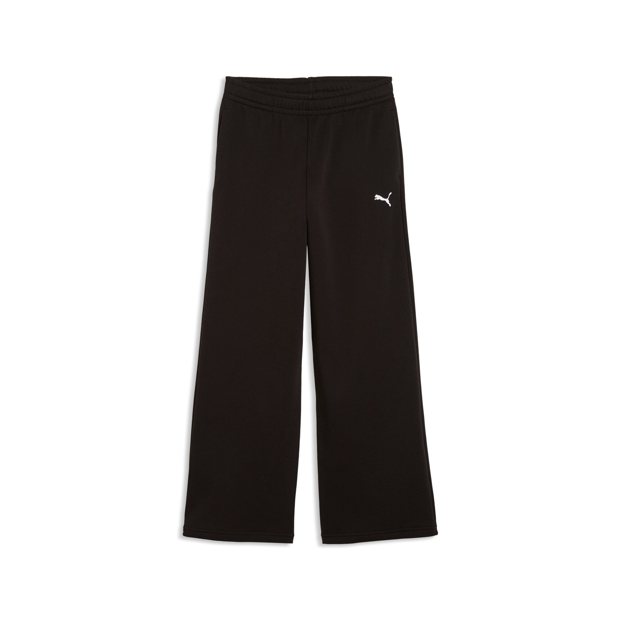 PUMA Trainingshose »ESS WIDE LEG PANTS TR G«  aus Baumwollmischung, mit Eingrifftaschen, Regular Fit