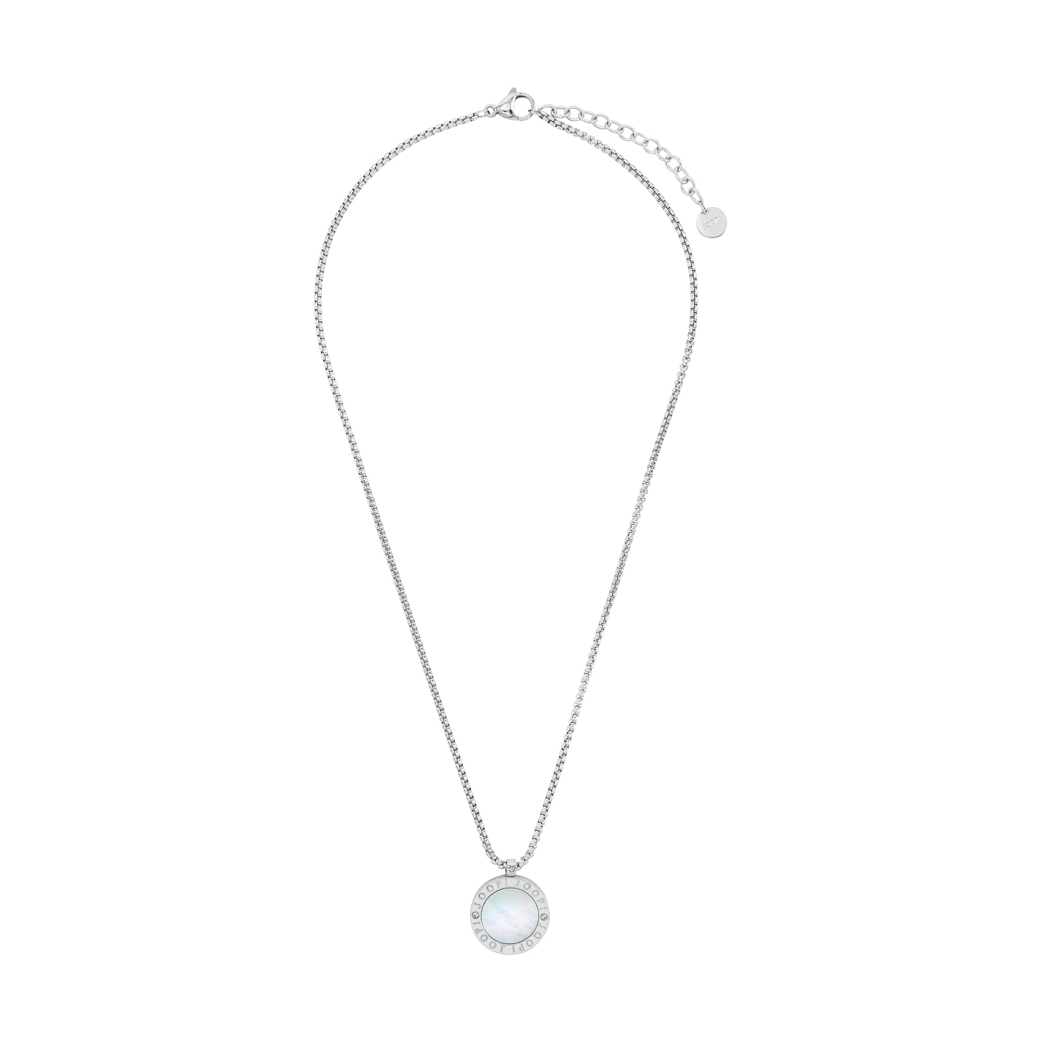 JOOP! Kette mit Anhänger »Kreis« mit Zirkonia (synth.)