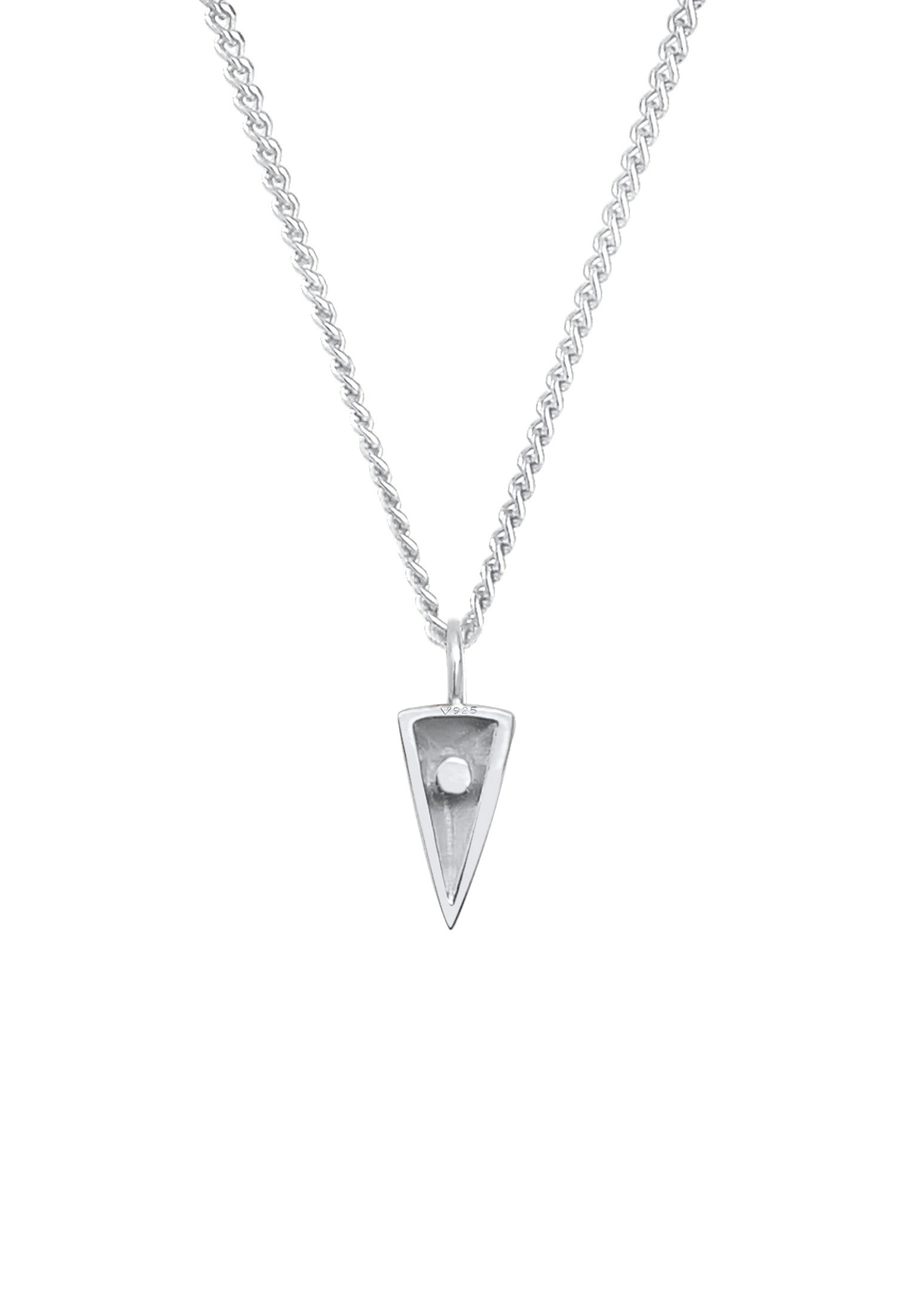Elli Kette mit Anhänger »Halskette Anhänger Dreieck Geo Design 925 Silber«