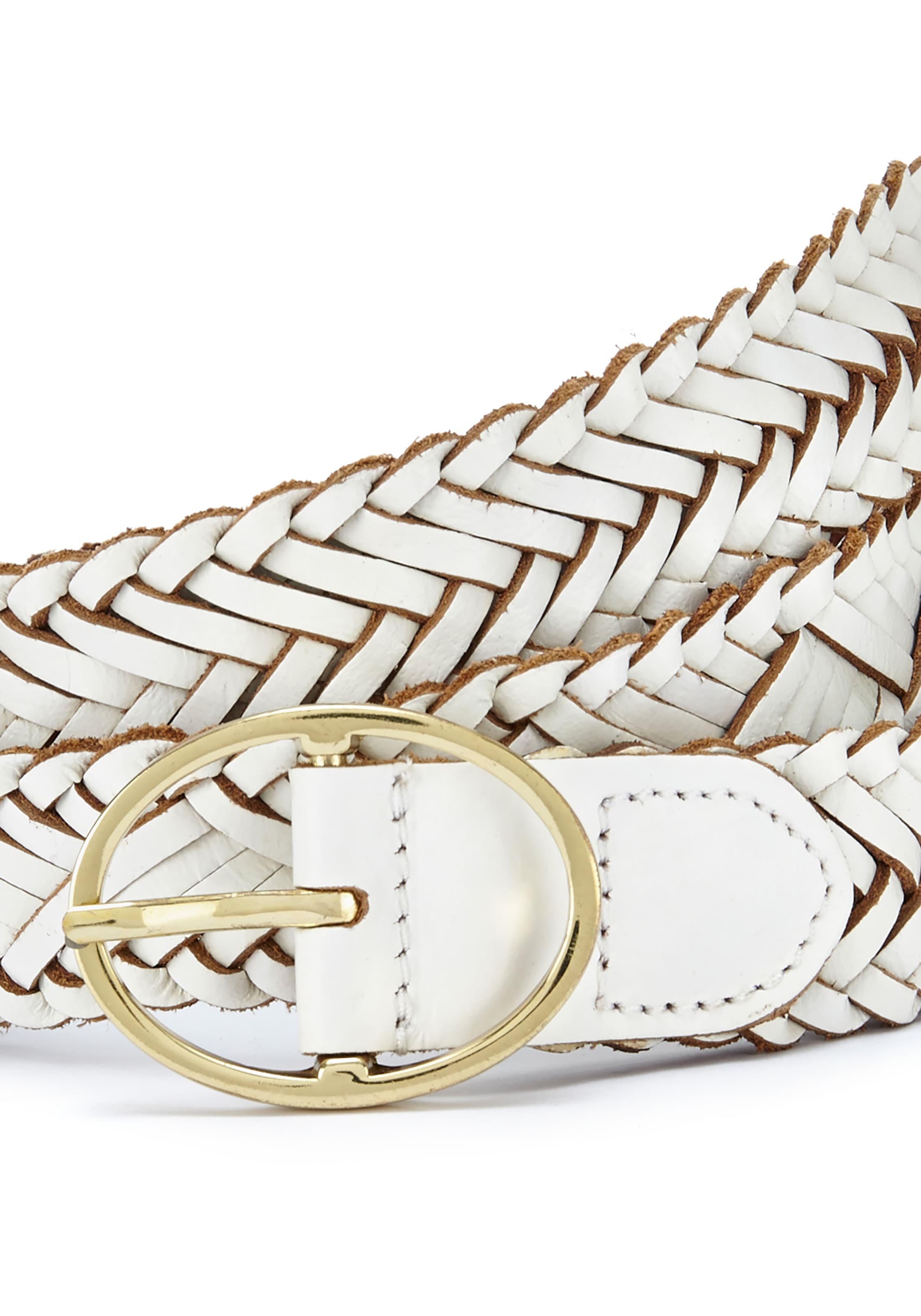 LASCANA Ledergürtel »Hüftgürtel« Flechtgürtel, Hosengürtel, Gürtel aus Leder für Jeans & Kleider