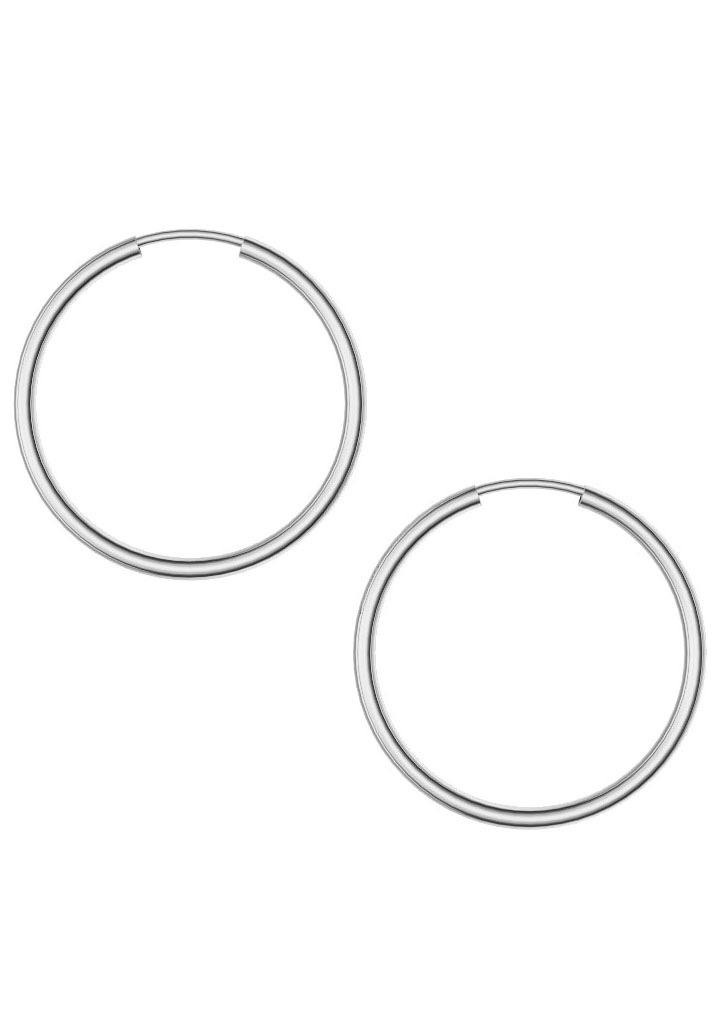 Firetti Paar Creolen »Schmuck Geschenk Silber 925 2,0 mm breit«, Made in Germany