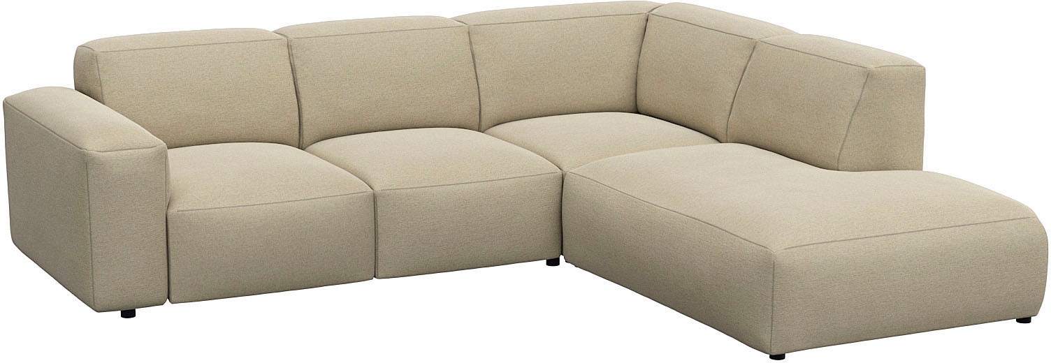 FLEXLUX Ecksofa »Lucera, super Sitzkomfort durch Kaltschaum im Sitz, L-Form« modern & anschmiegsam, Designsofa, modernes skandinavisches Design