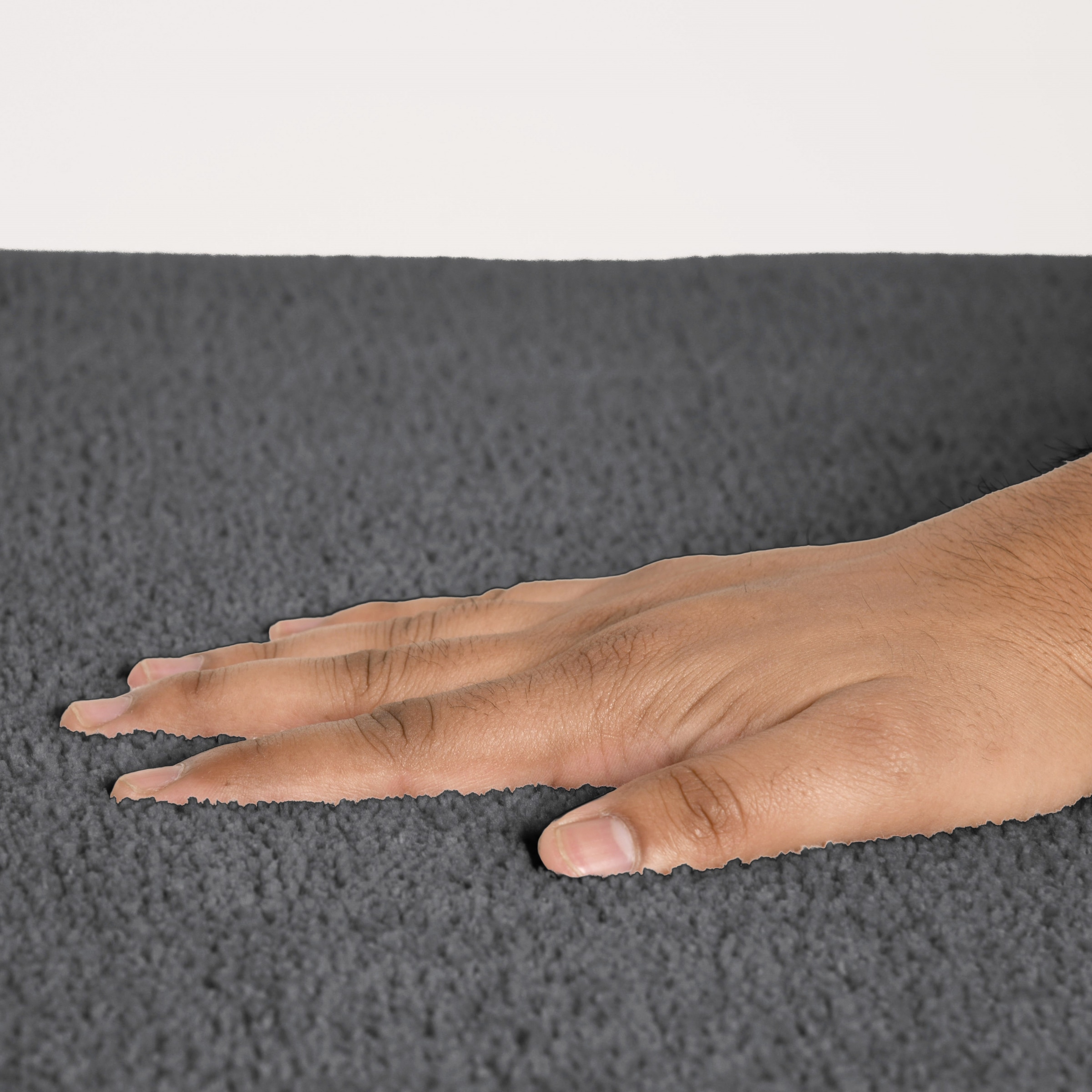 my home Badematte »Vanessa, Badvorleger, Badezimmer Teppich«, rutschhemmend beschichtet, schnell trocknend-fußbodenheizungsgeeignet-strapazierfähig, Badteppich, weiche Haptik, unifarben