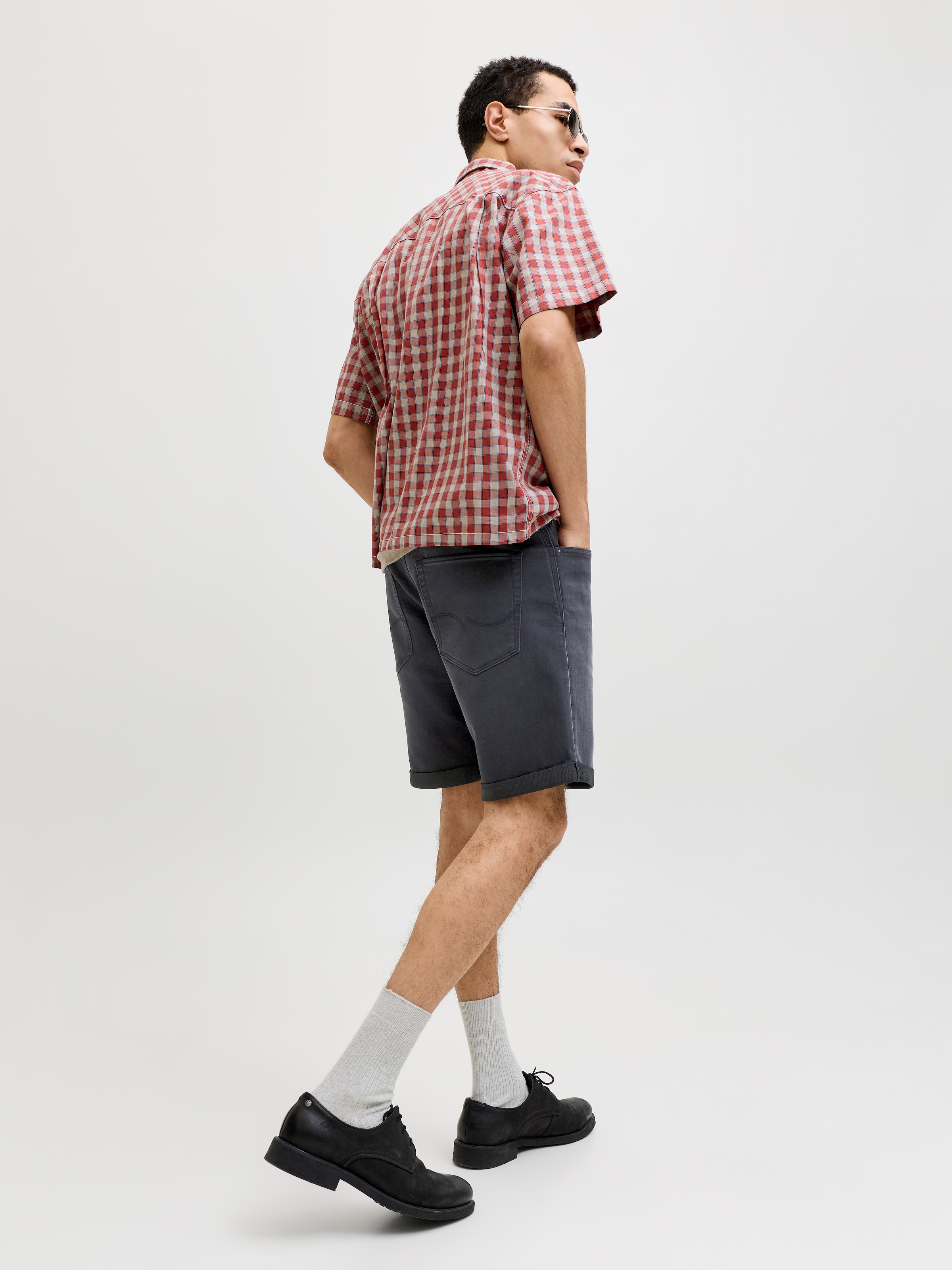 Jack & Jones Shorts »JJIRICK JJICON SHORTS GE 720 I.K SN«  Baumwollmischung, regular fit